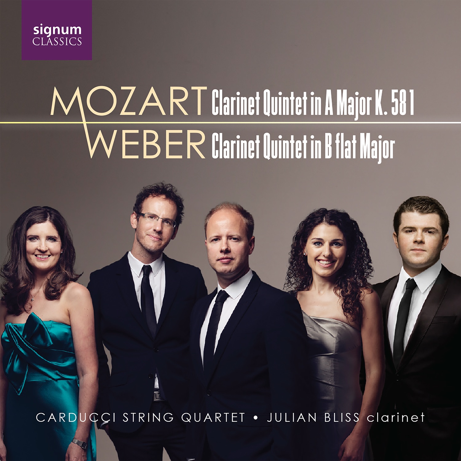 Mozart & Weber: Clarinet Quintets album cover