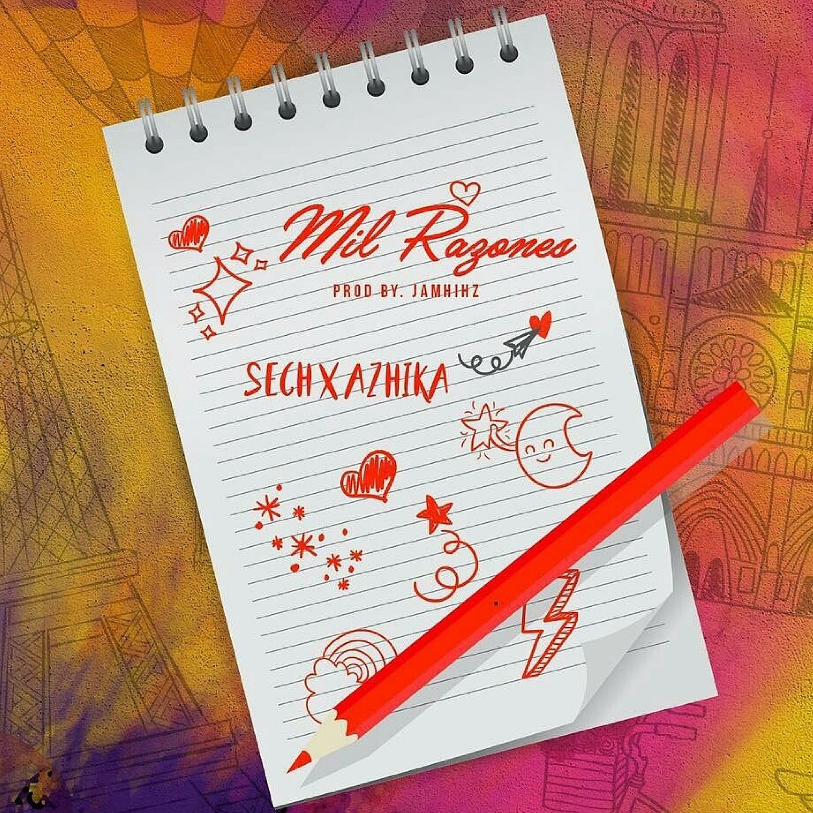 Mil Razones (feat. Sech) - Single album cover