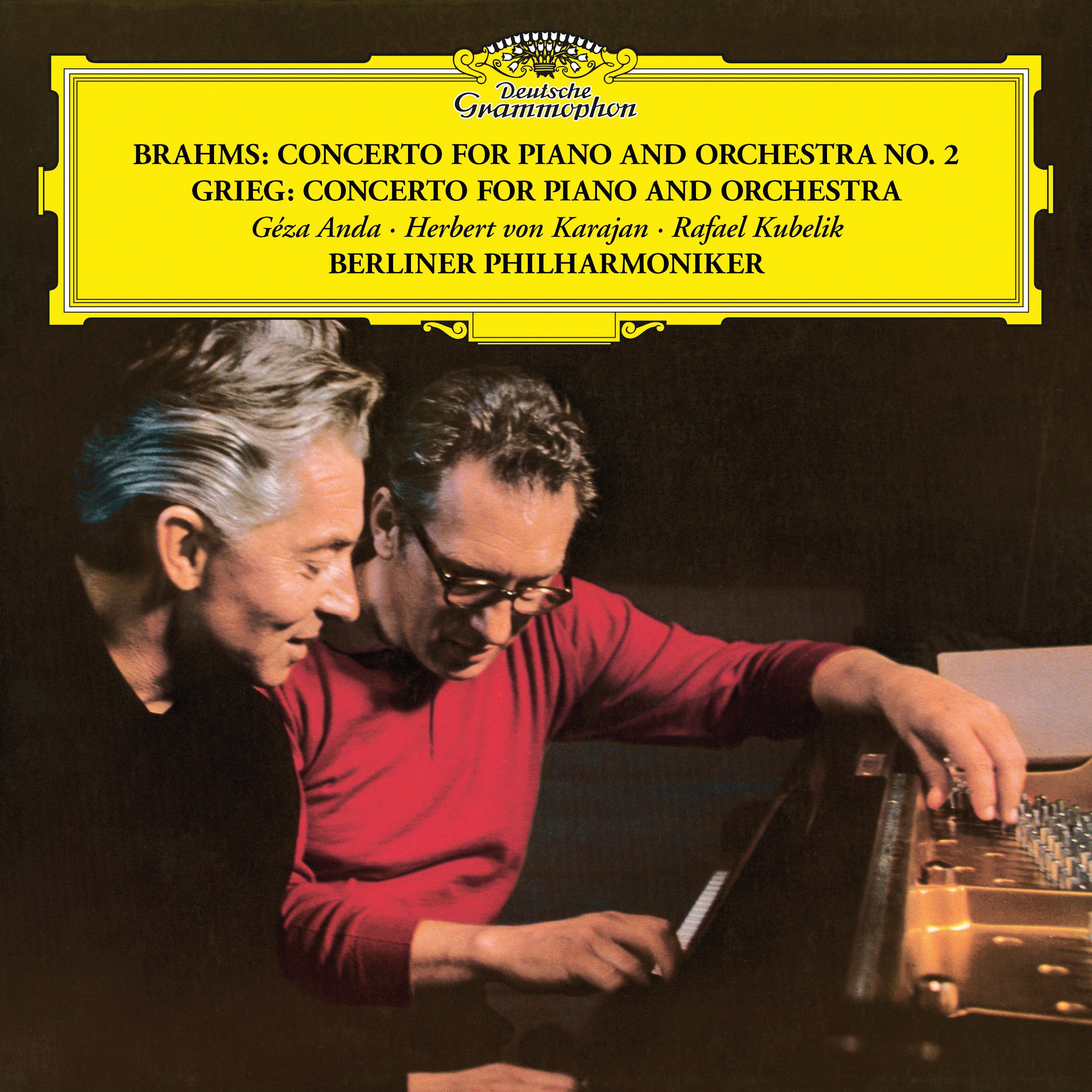 Brahms: Piano Concerto No. 2 in B-Flat Major, Op. 83 - Grieg: Piano Concerto in A Minor, Op. 16 album cover