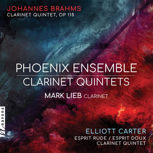 Brahms & Carter: Clarinet Quintets album cover