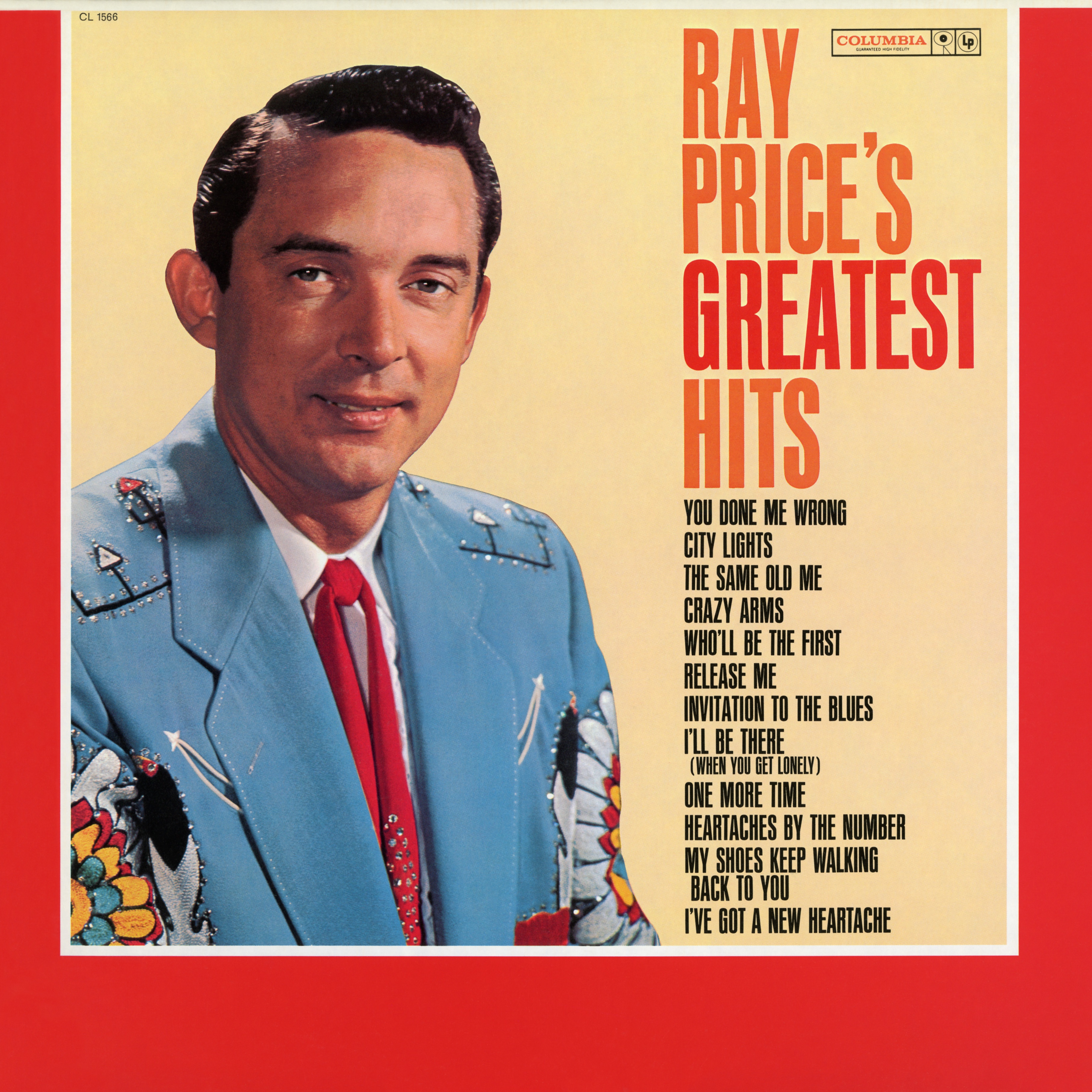 Ray Price's Greatest Hits album cover