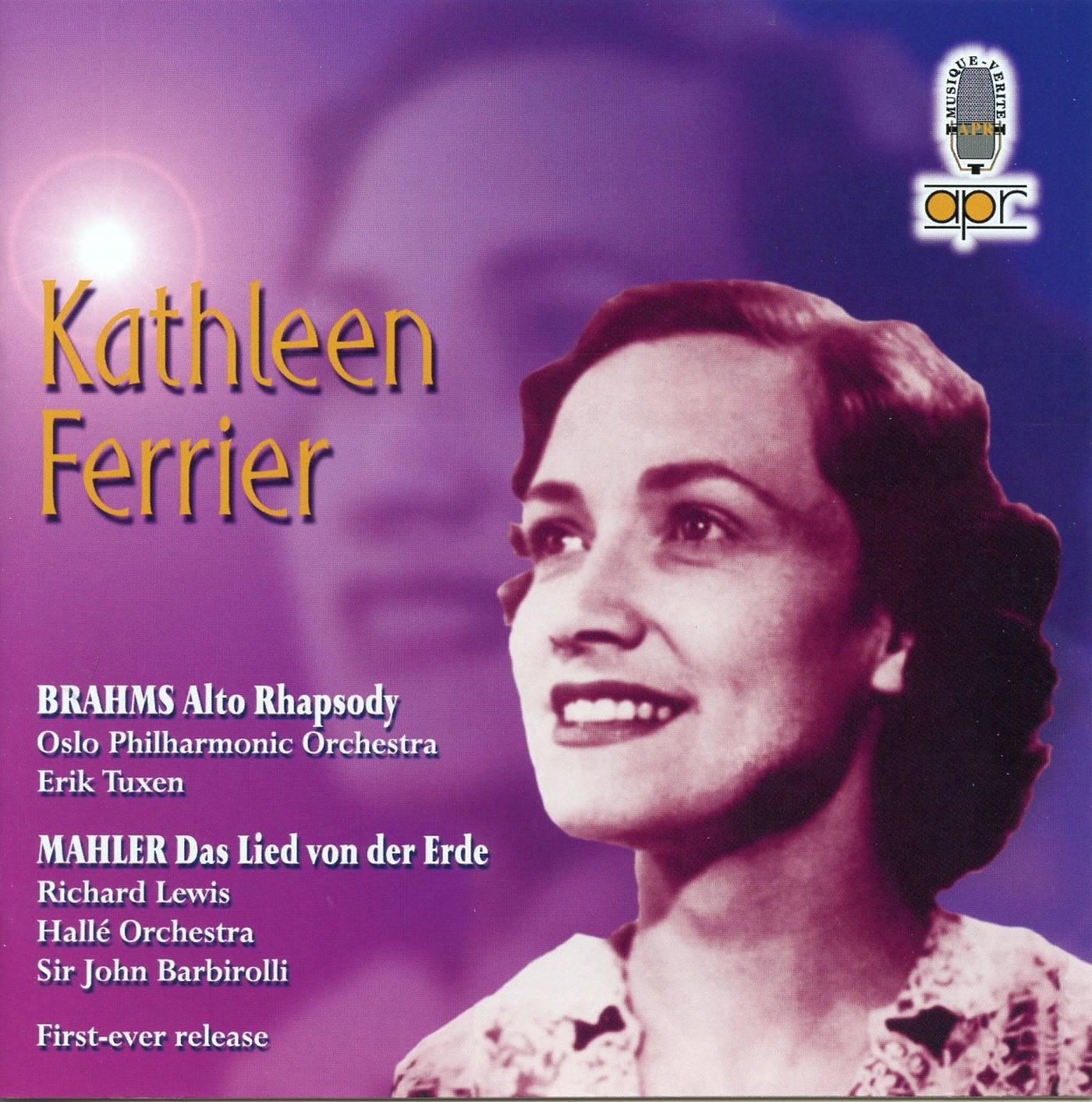 Brahms: Alto Rhapsody, Op. 53 - Mahler: Das Lied von der Erde album cover