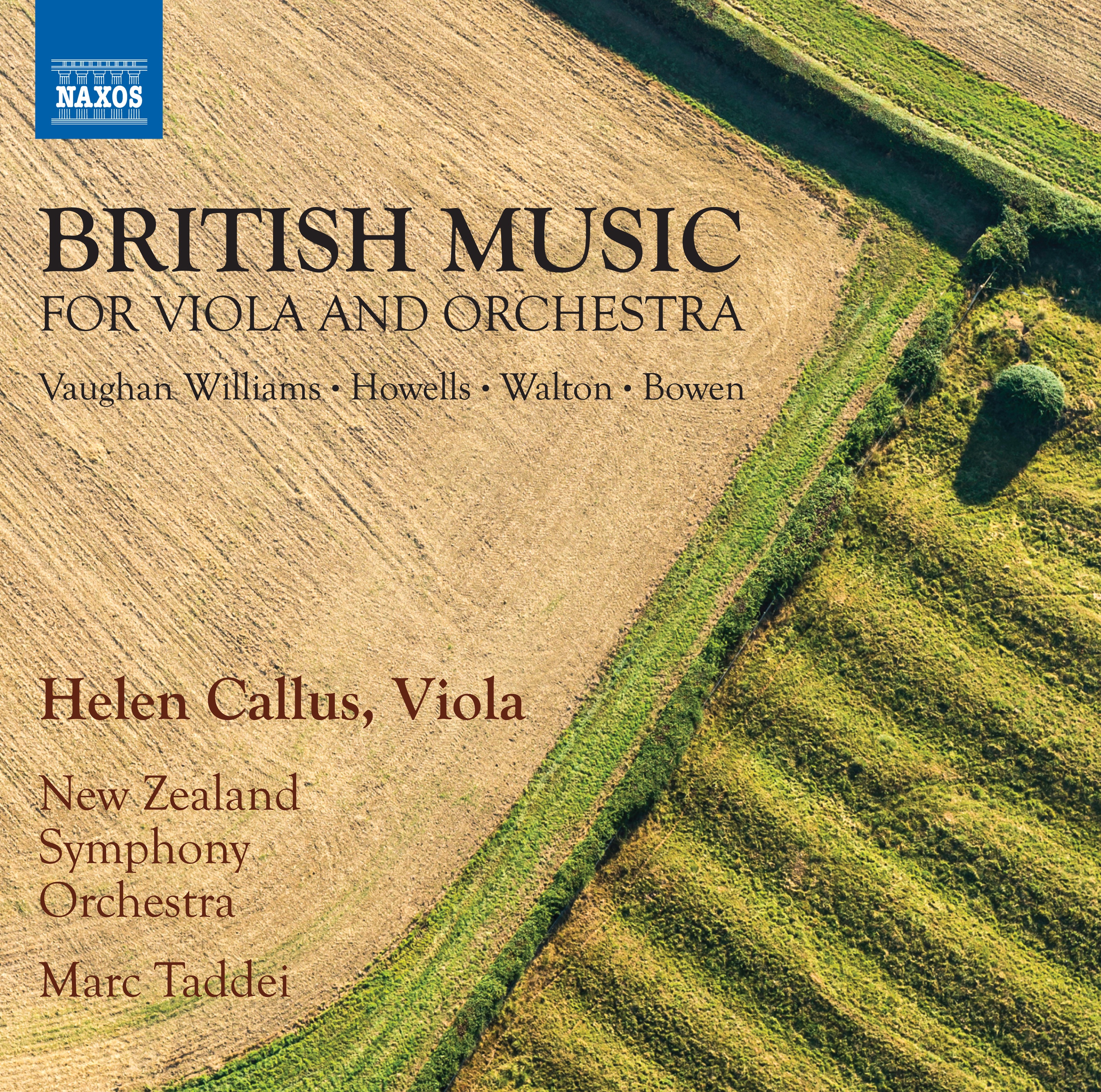 British Music for Viola Concertos album cover