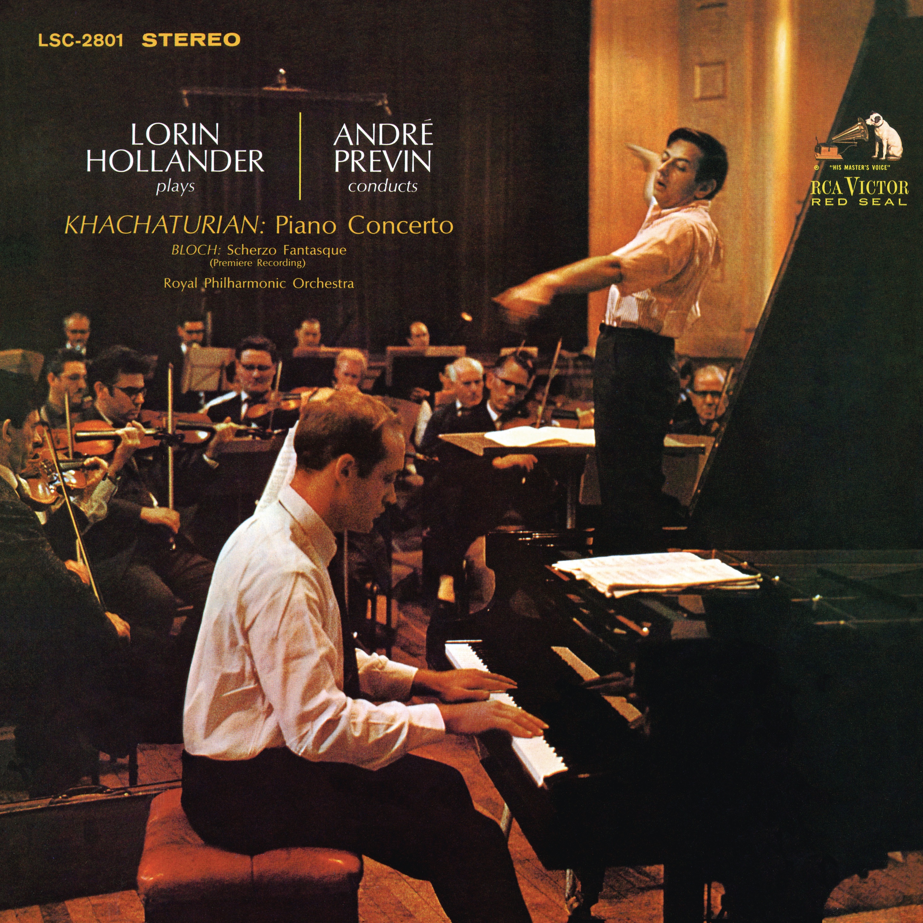 Khachaturian: Piano Concerto in D-Flat Major, Op. 38 & Bloch: Scherzo Fantasque B. 78 album cover