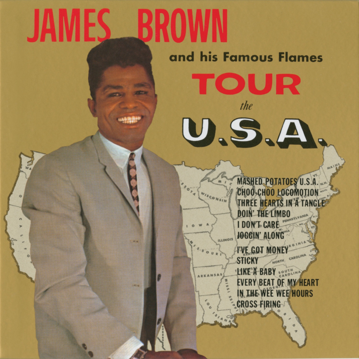 James Brown and His Famous Flames Tour the U.S.A. album cover