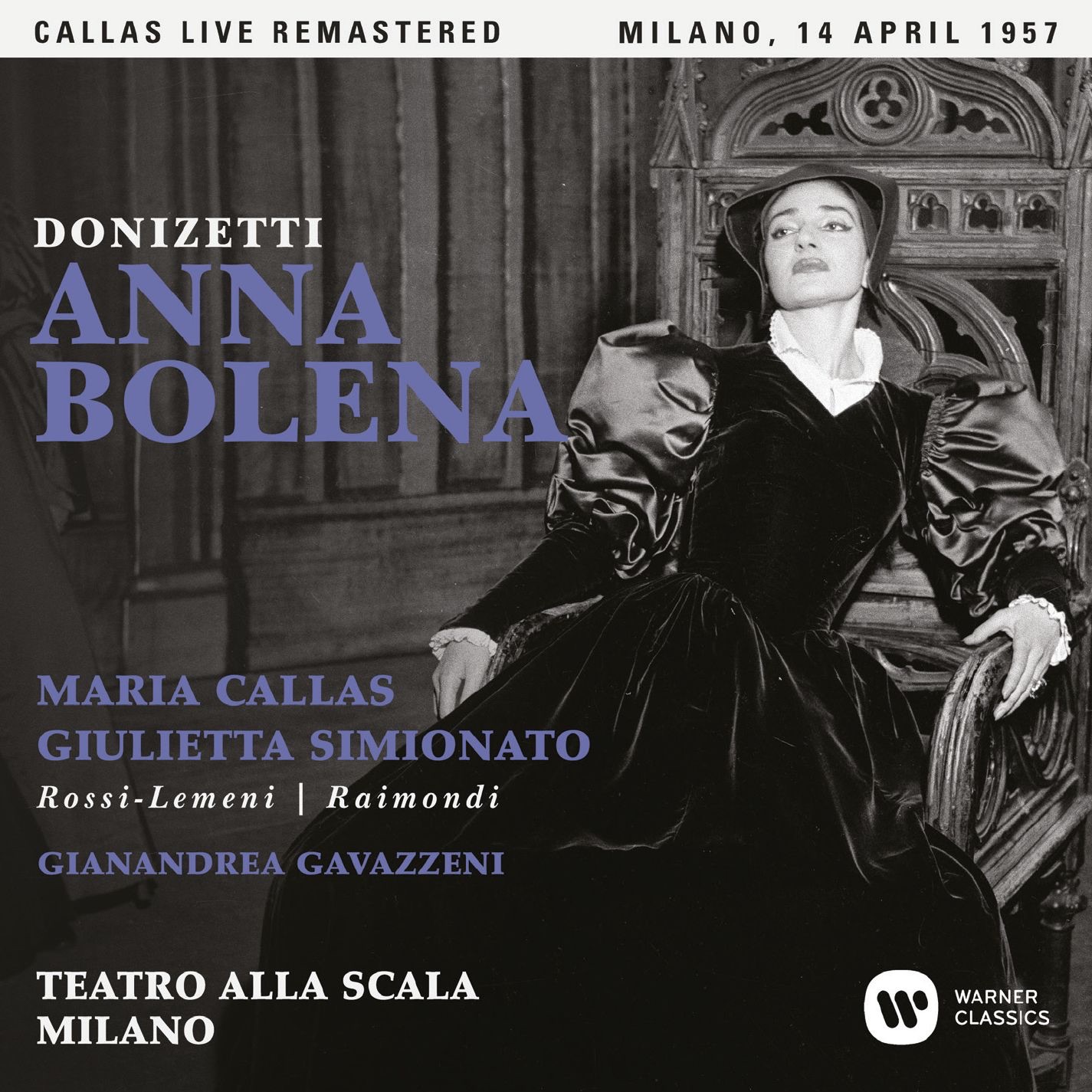 Donizetti: Anna Bolena (1957, Milan) - Callas Live Remastered album cover