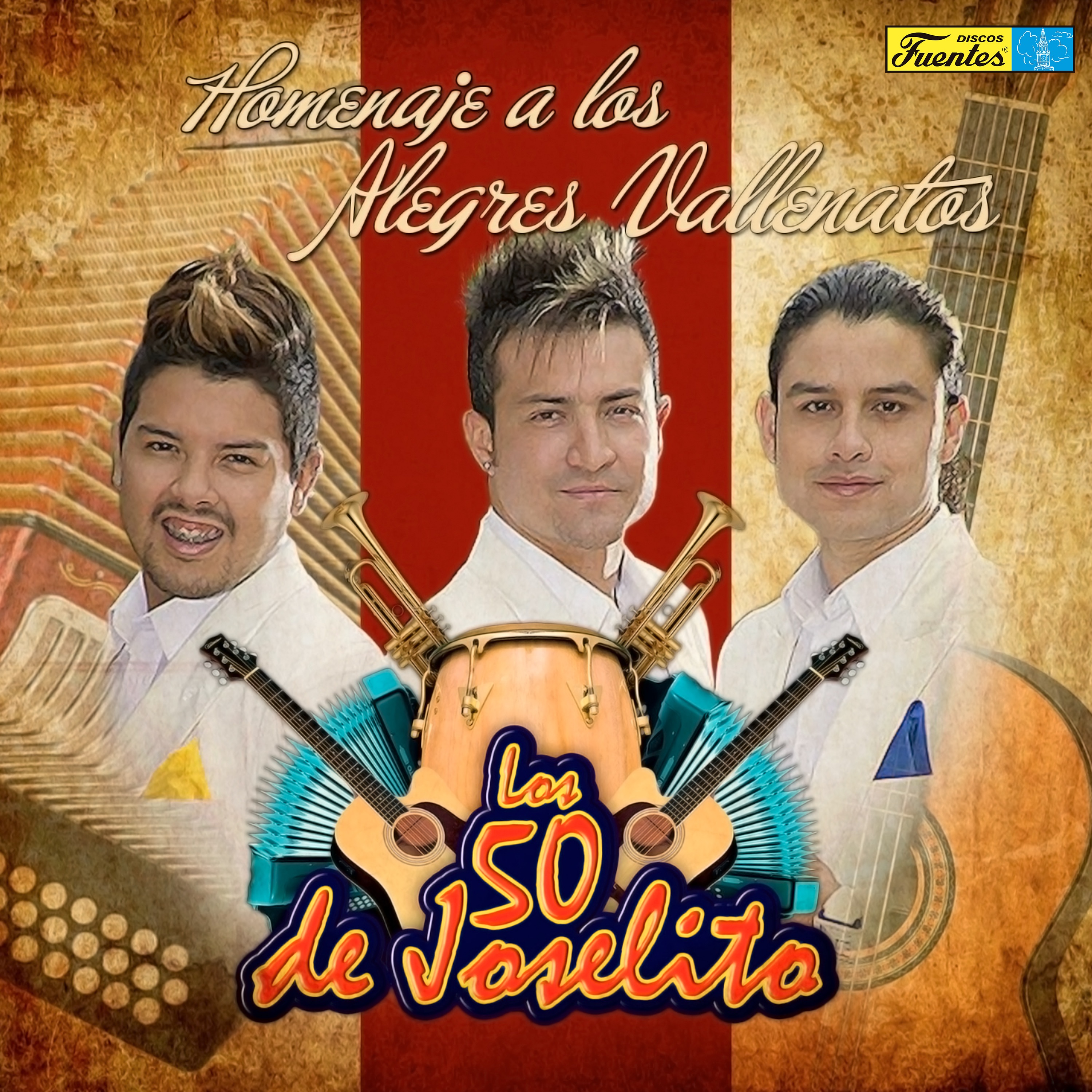 Homenaje a los Alegres Vallenatos album cover