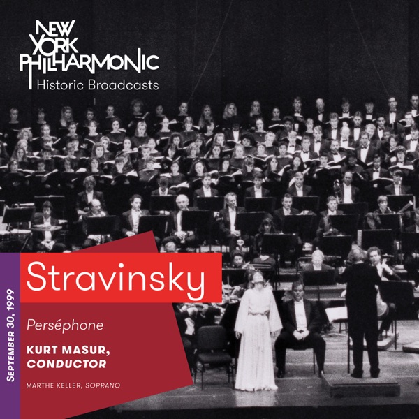 Stravinsky: Perséphone (Recorded 1999) album cover
