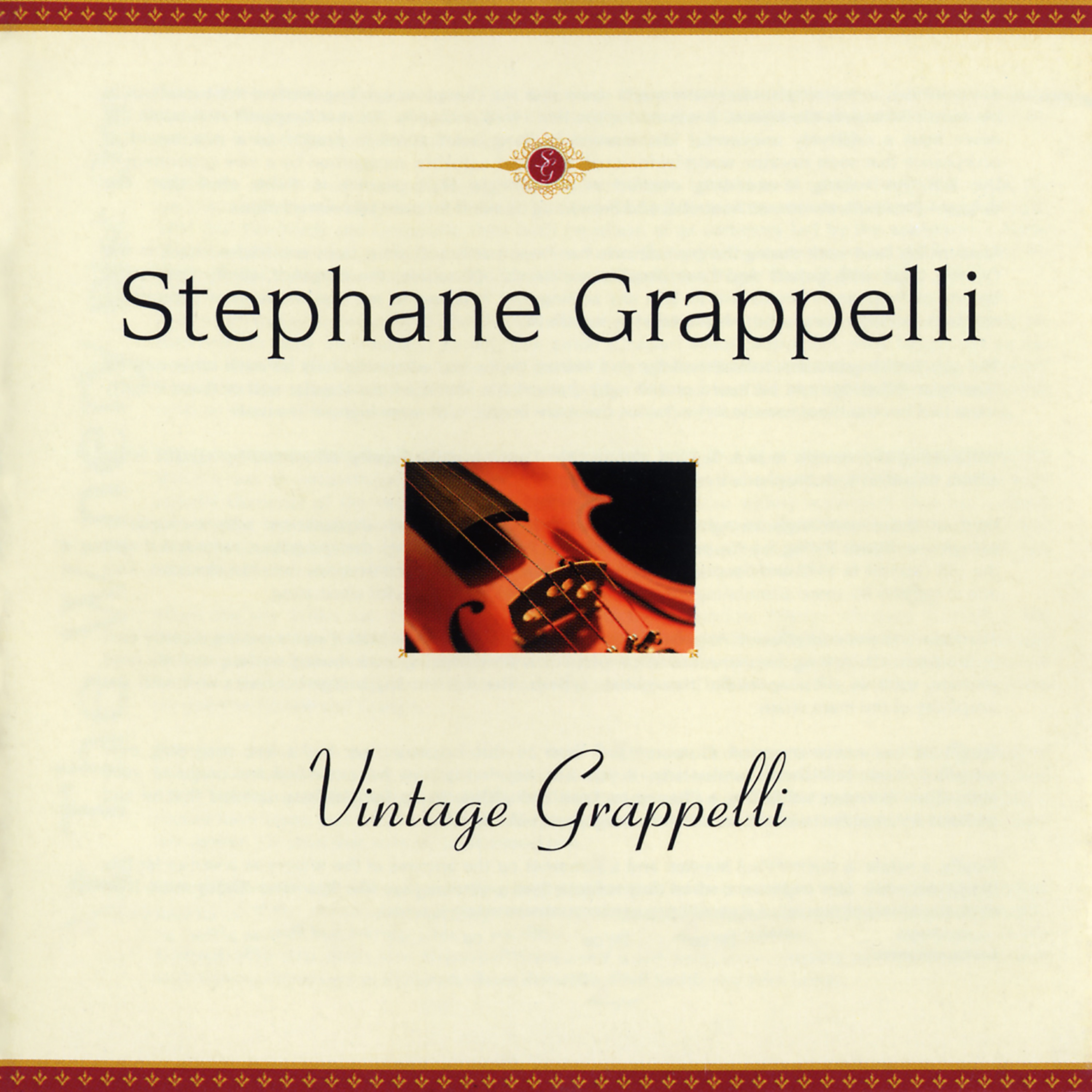 Vintage Grappelli album cover