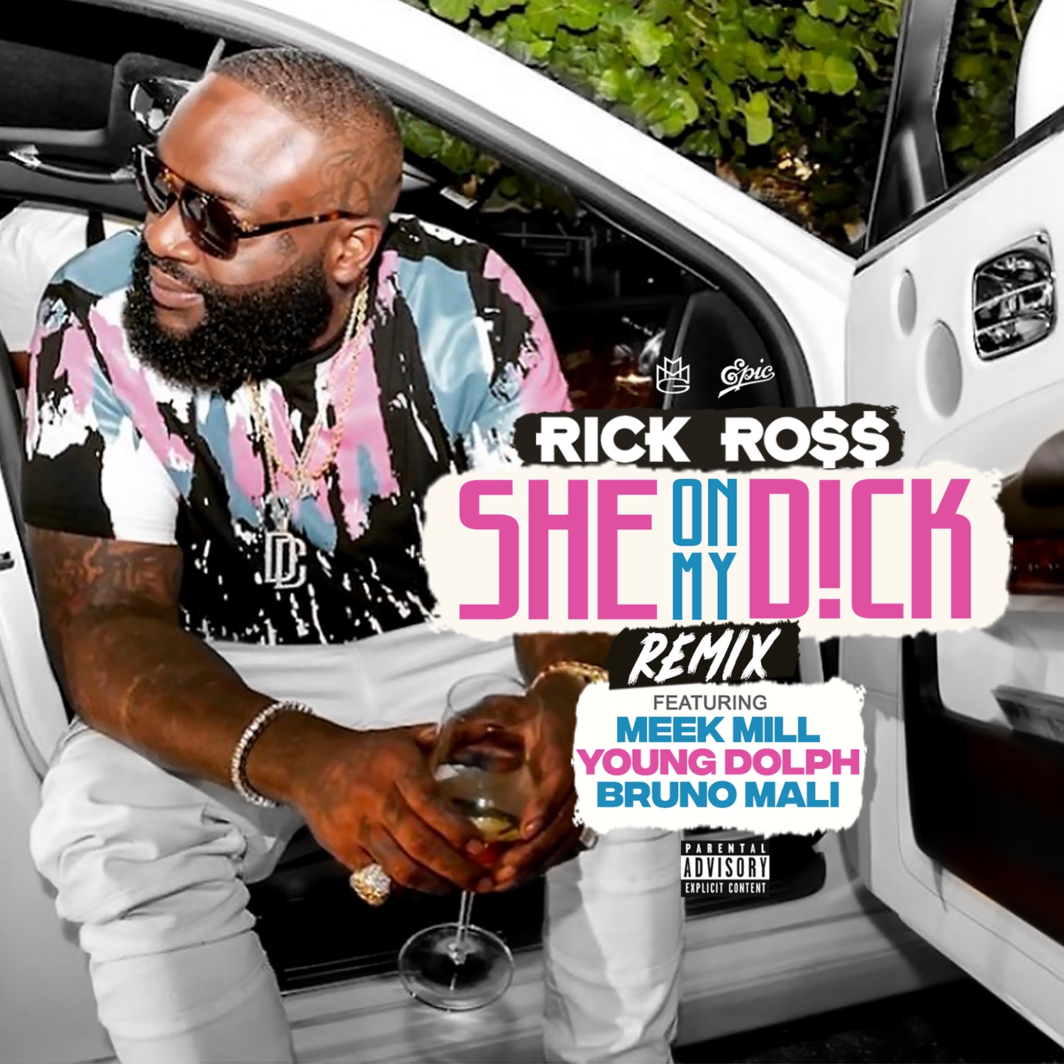 She on My Dick (Remix) [feat. Meek Mill, Young Dolph & Bruno Mali] - Single album cover