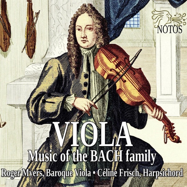 Viola Music of the Bach Family album cover