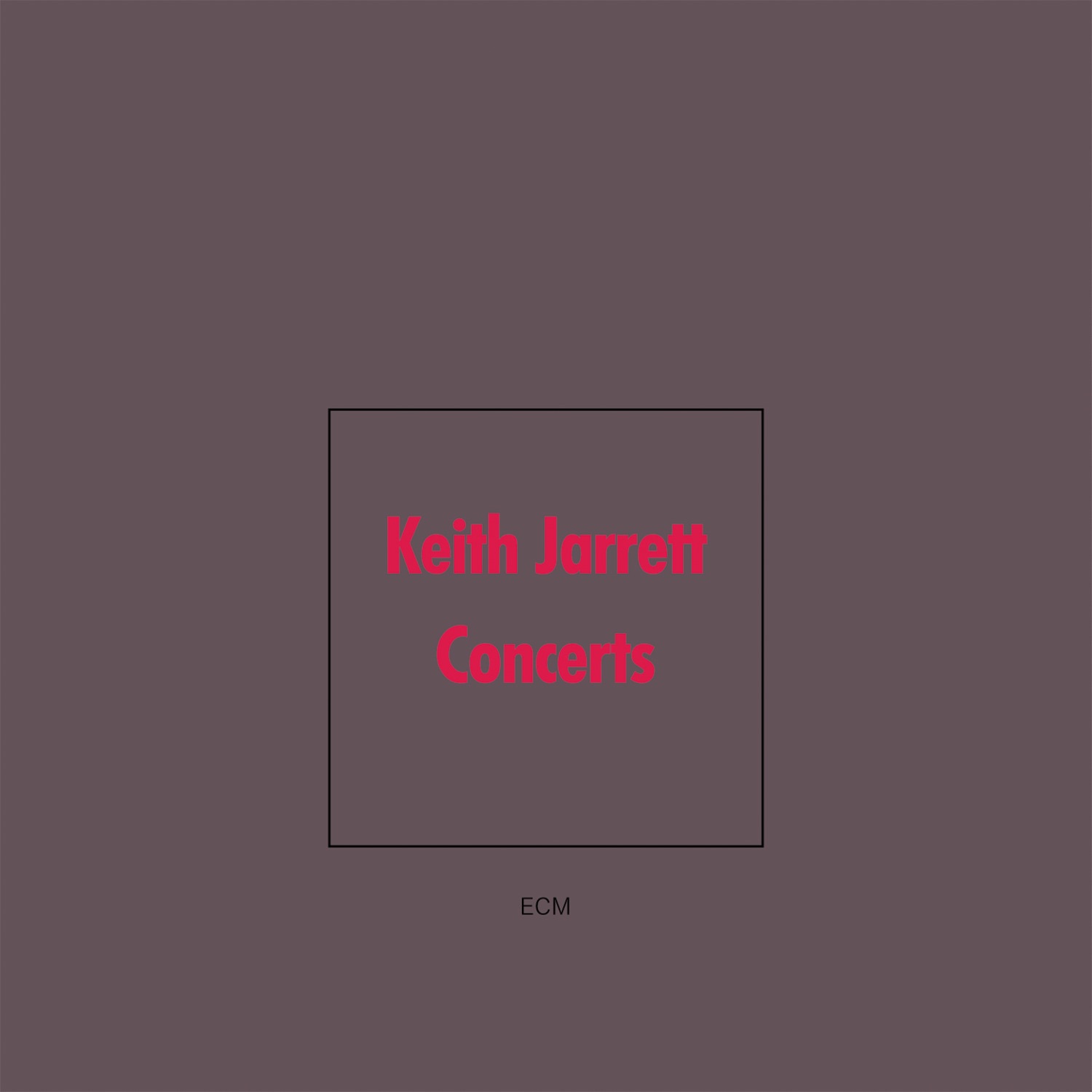 Keith Jarrett: Concerts album cover