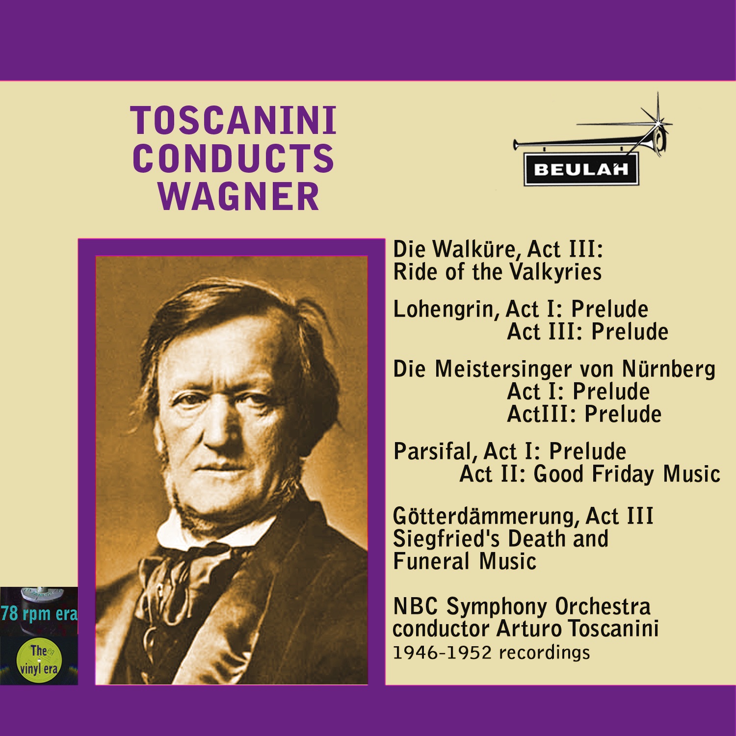 Toscanini Conducts Wagner album cover