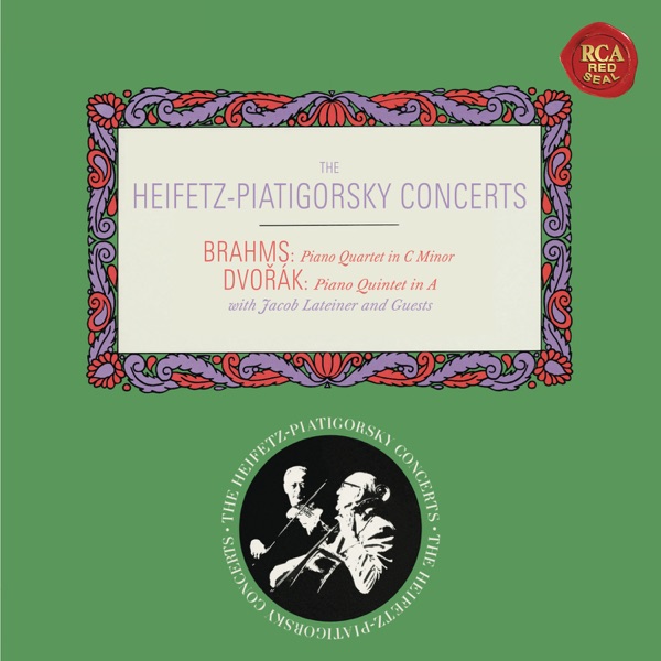 Brahms: Piano Quartet No. 3 in C Minor, Op. 60 - Dvořák: Piano Quintet No. 2 in A Major, Op. 81 (Hei album cover