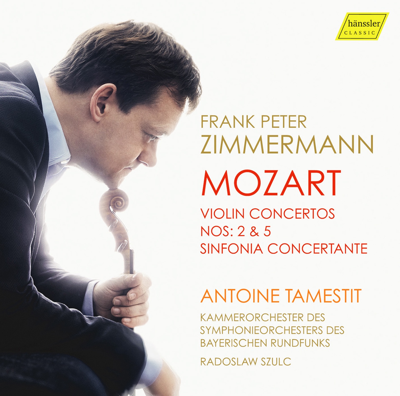 Mozart: Violin Concertos Nos. 2 & 5 and Sinfonia concertante album cover