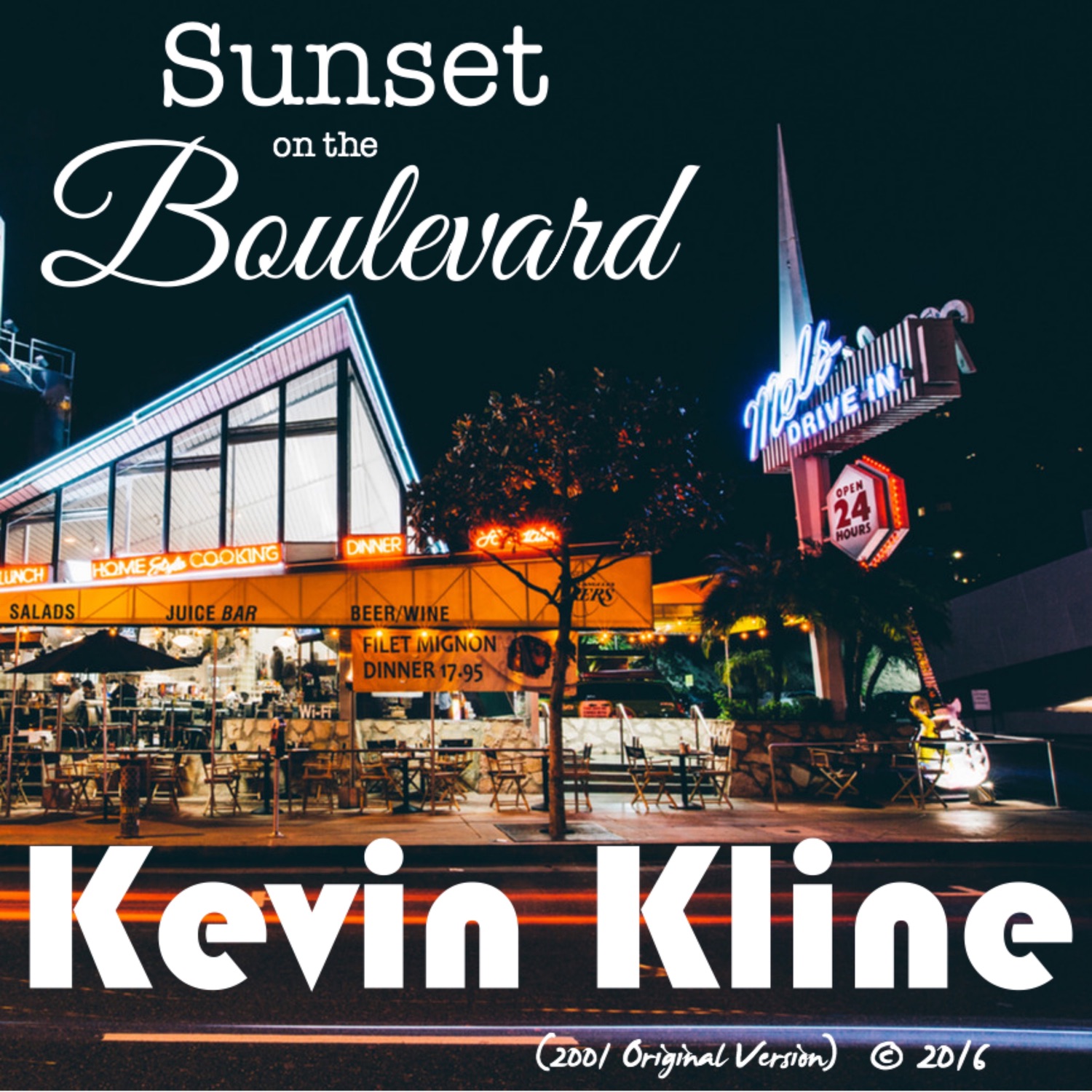 Sunset on the Boulevard (2001 Version) - Single album cover