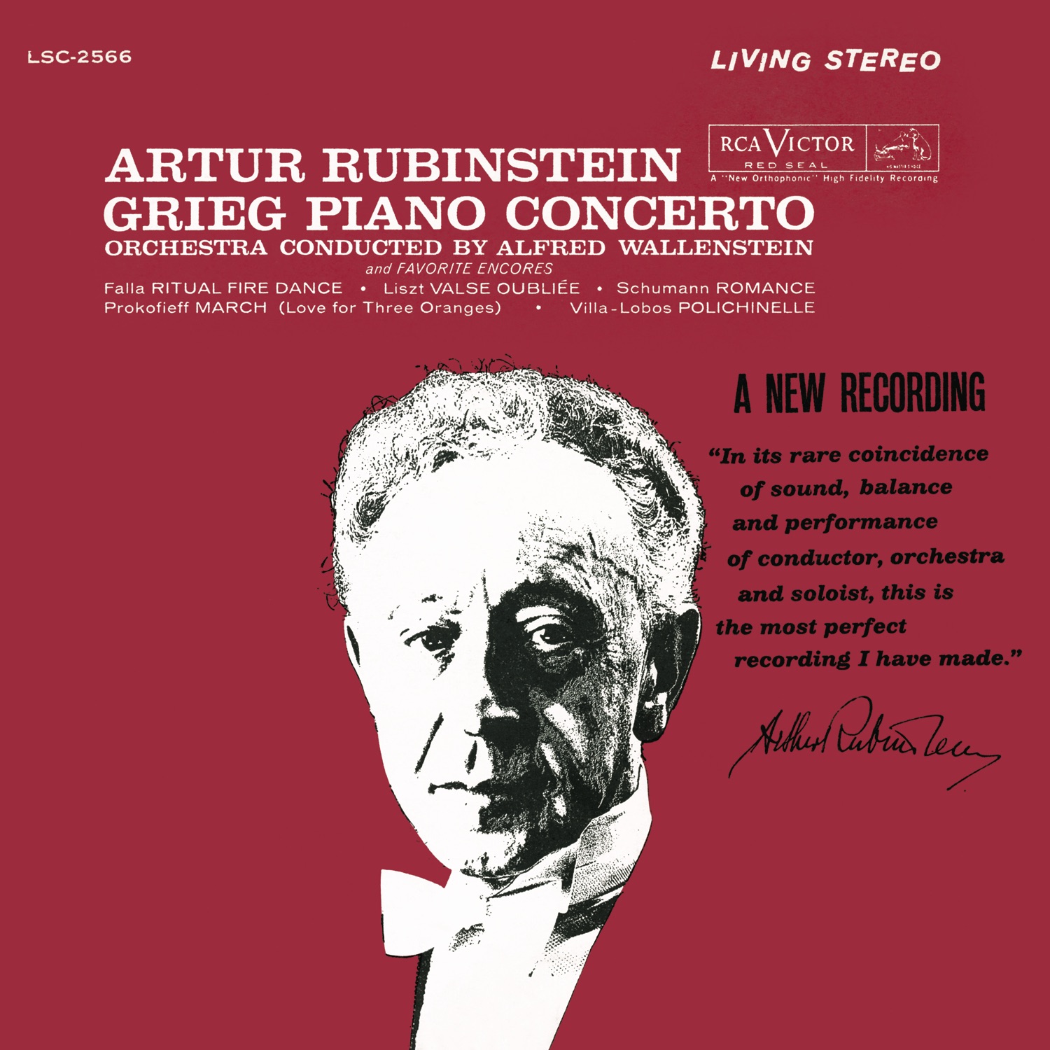 Grieg: Piano Concerto in A Minor, Op. 16 album cover