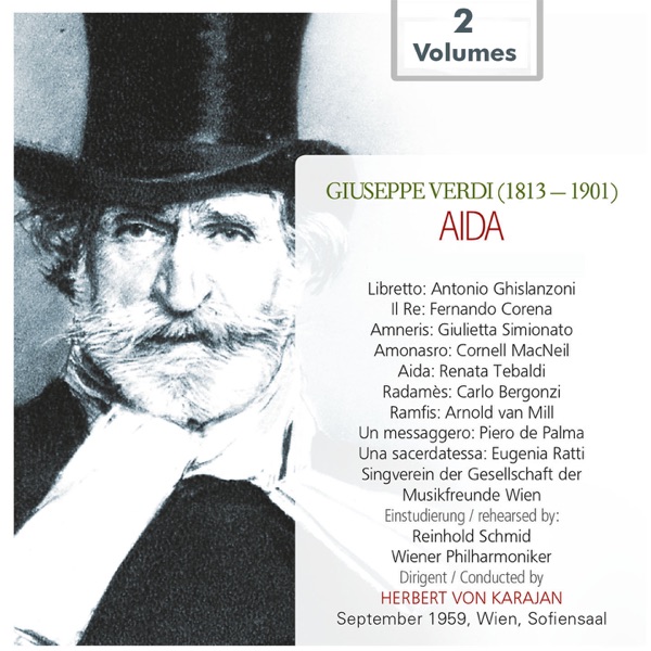 Verdi: Aida (1959) album cover