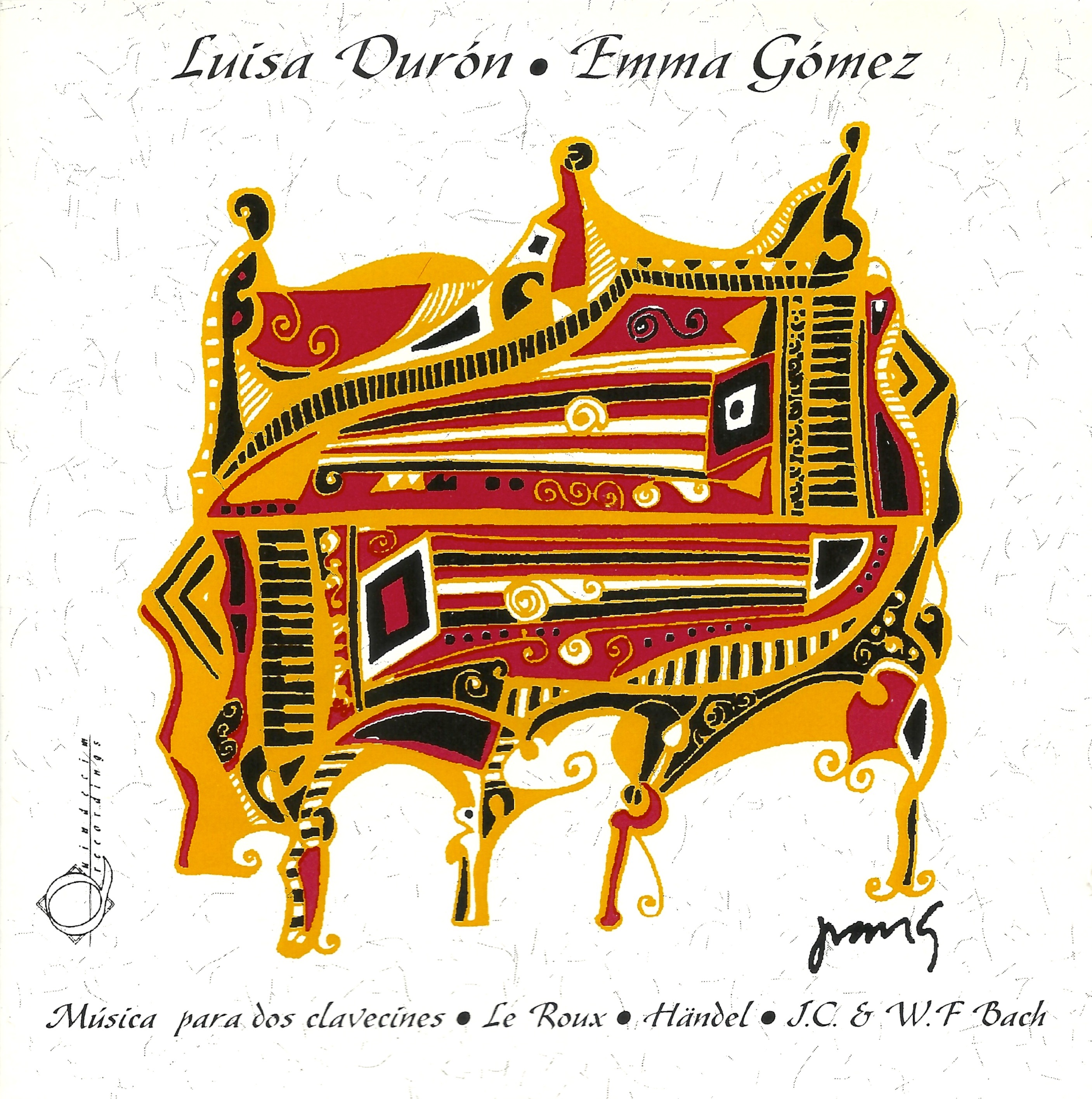 Música para Dos Clavecines album cover