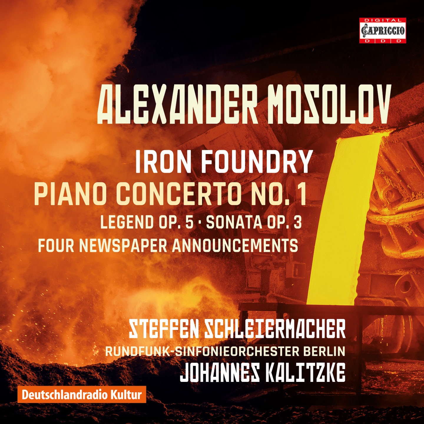 Mosolov: Piano Concerto No. 1, Op. 14 album cover