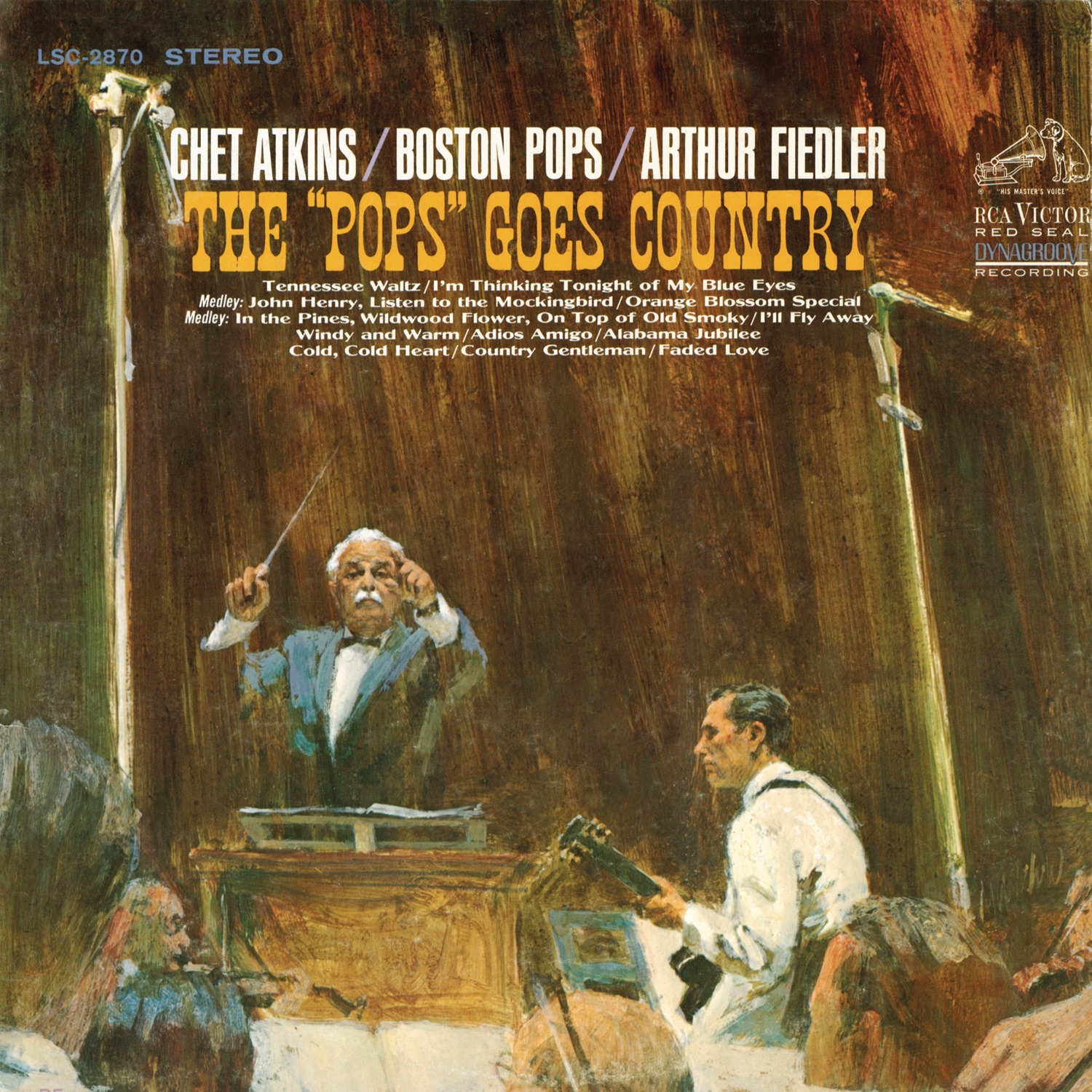 The Pops Goes Country (with Boston Pops Orchestra & Arthur Fiedler) album cover