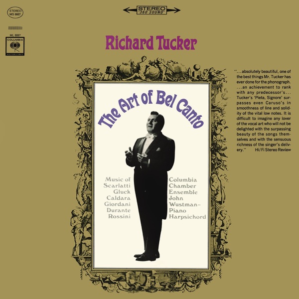 Richard Tucker - The Art of Bel Canto album cover