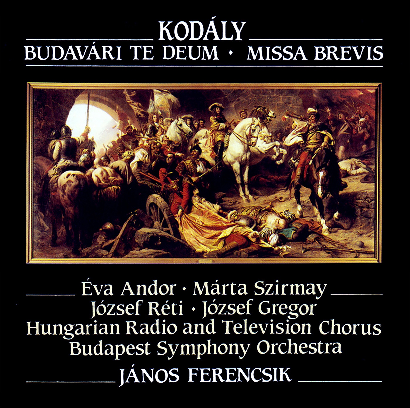 Budavári Te Deum, Missa Brevis album cover