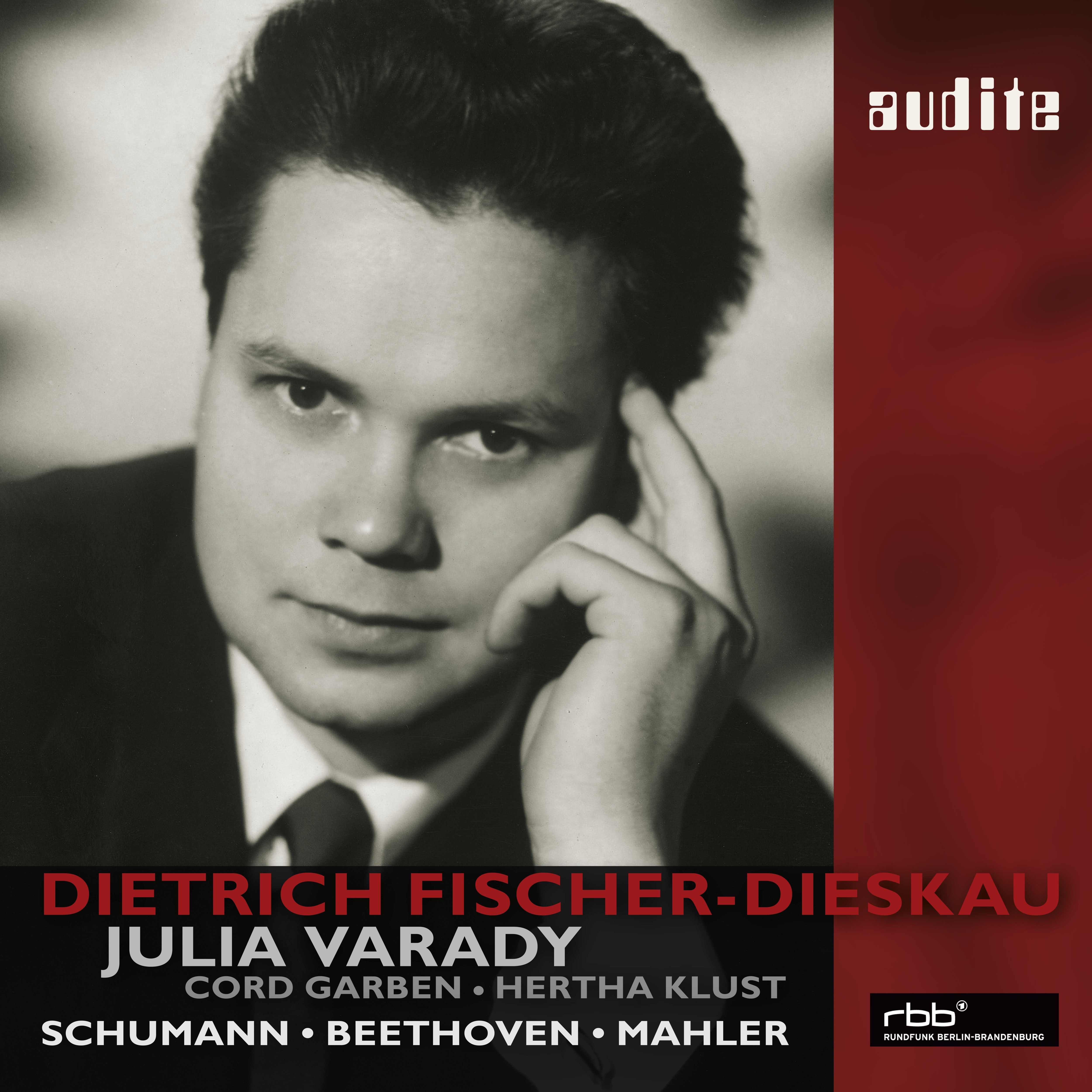 Dietrich Fischer-Dieskau sings Beethoven, Mahler and Schumann Duos with Julia Varady album cover