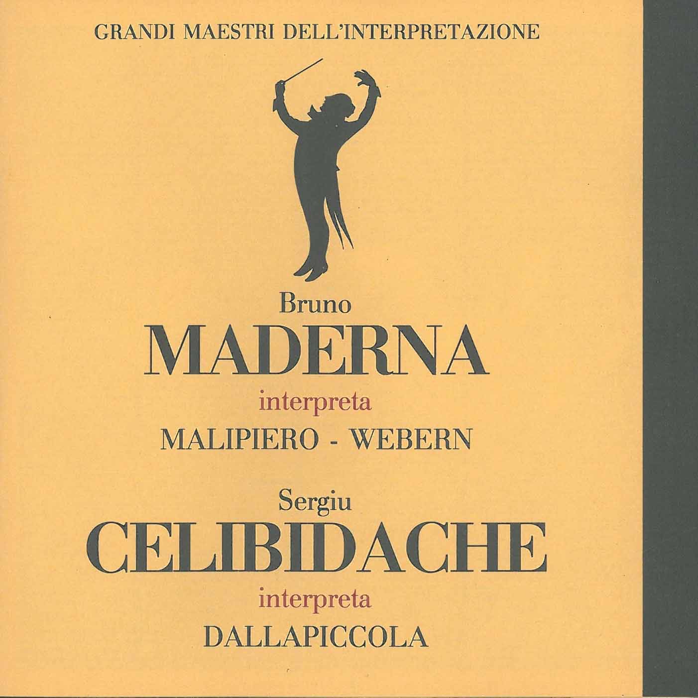 Grandi maestri dell'interpretazione: Bruno Maderna & Sergiu Celibidache (Live) album cover
