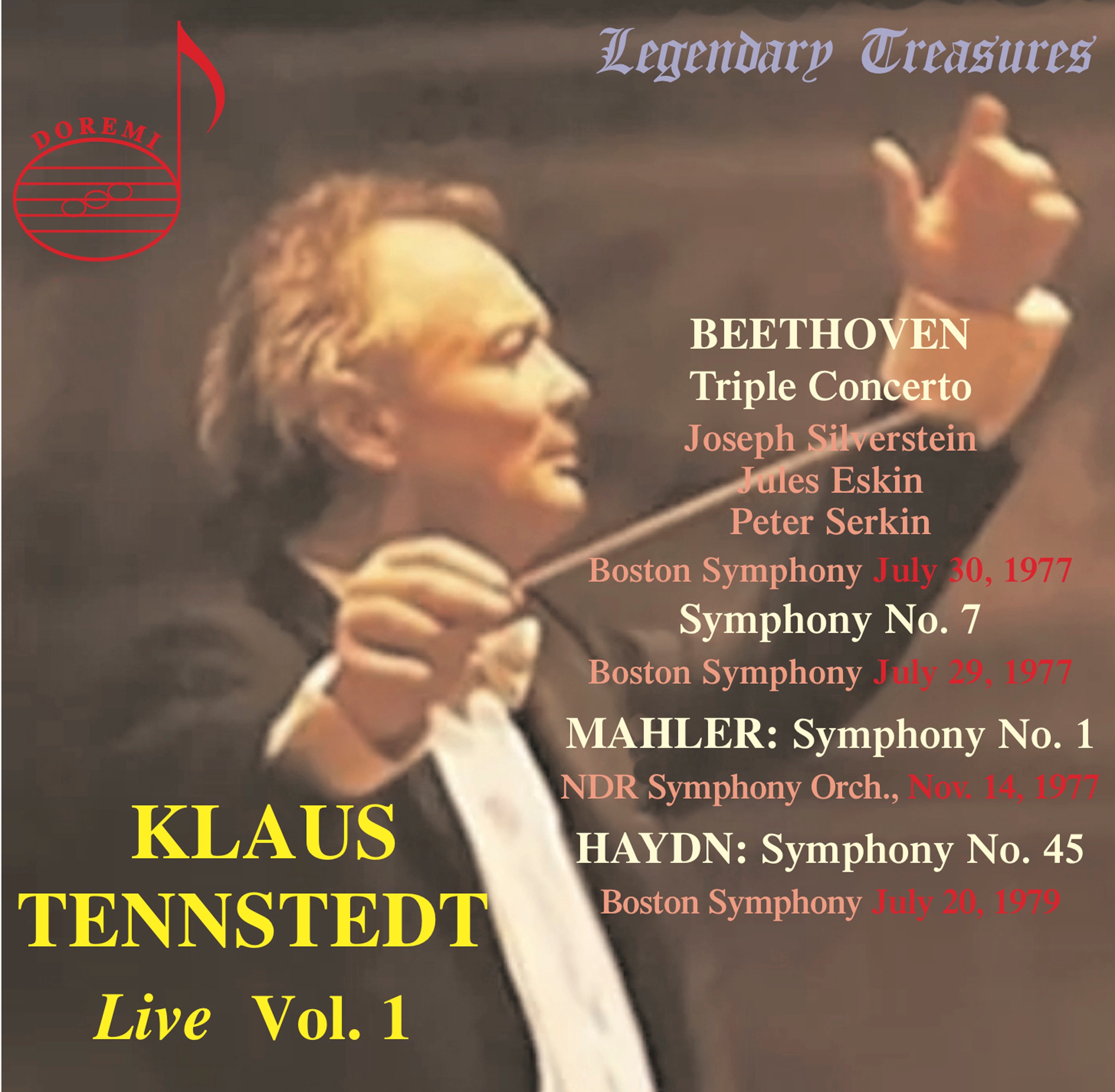 Klaus Tennstedt Live, Vol. 1 (Live) album cover