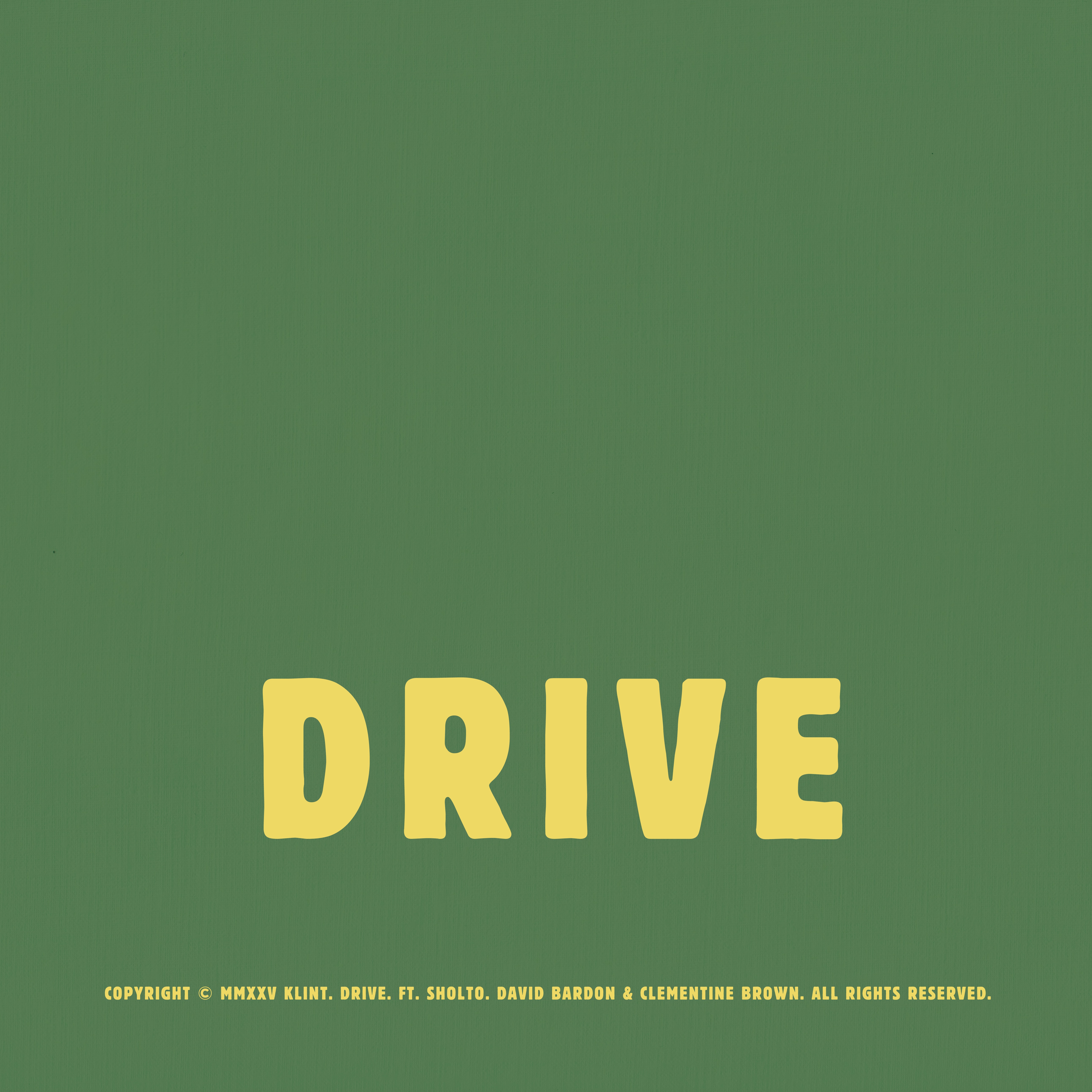 Drive - Single album cover