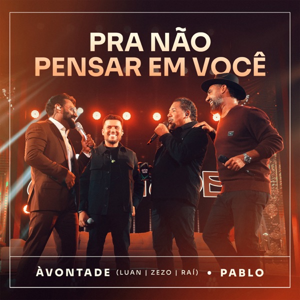Pra Não Pensar em Você (Ao Vivo) - Single album cover