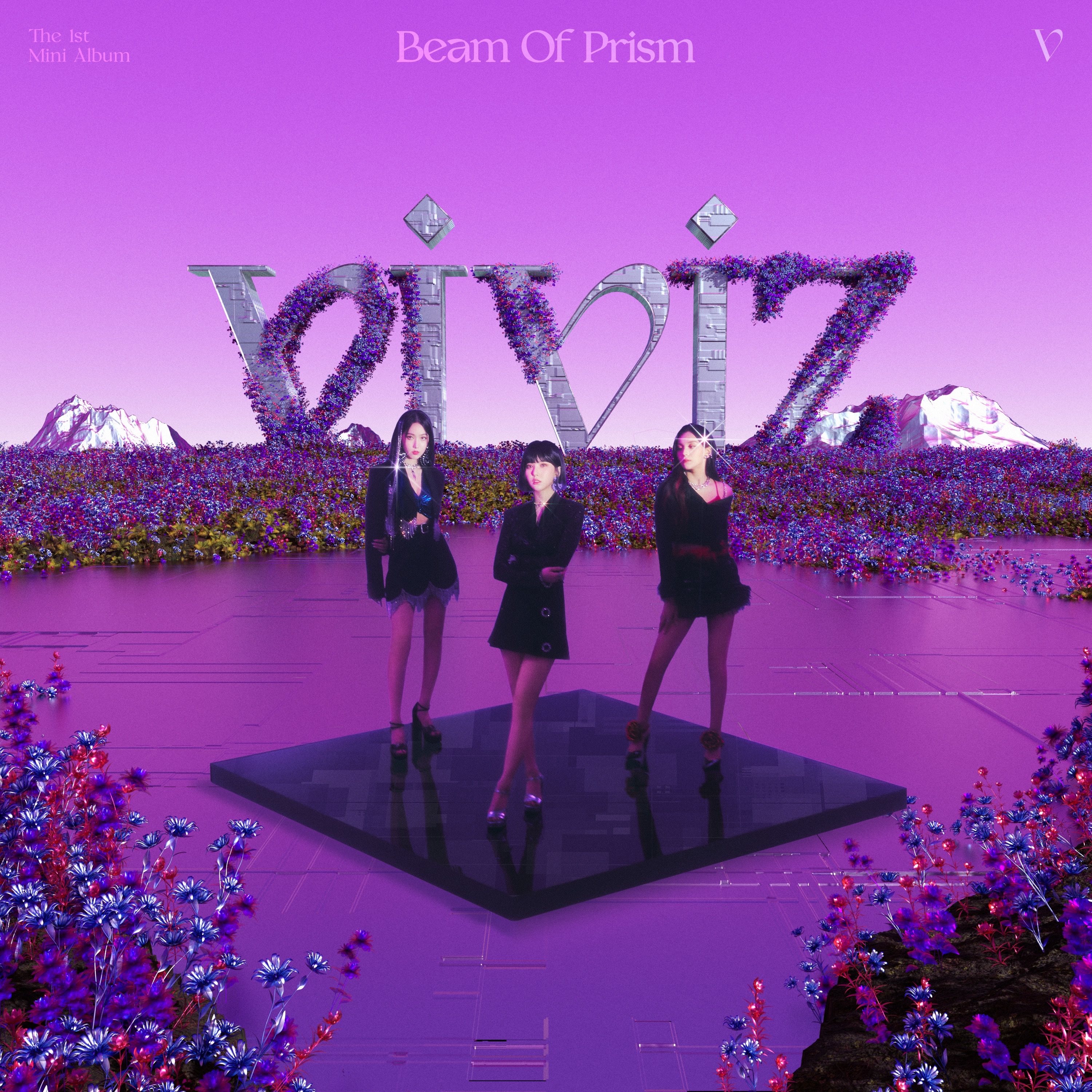 The 1st Mini Album 'Beam Of Prism' album cover