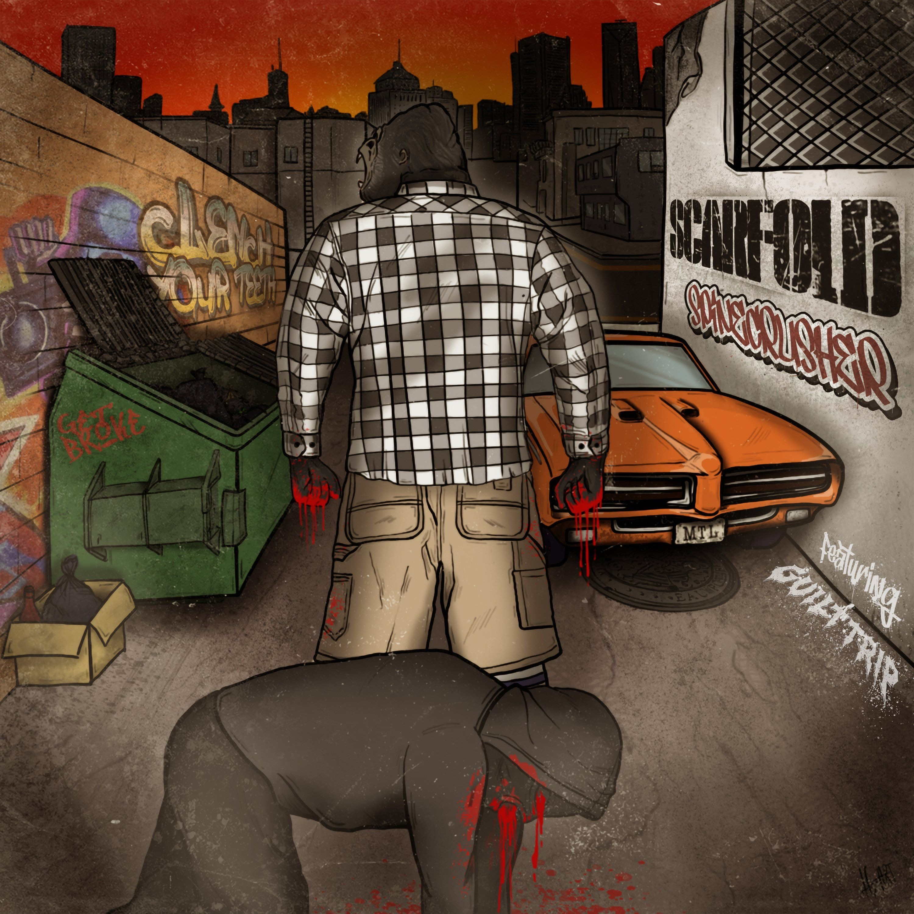 Spinecrusher (feat. Guilt Trip) - Single album cover