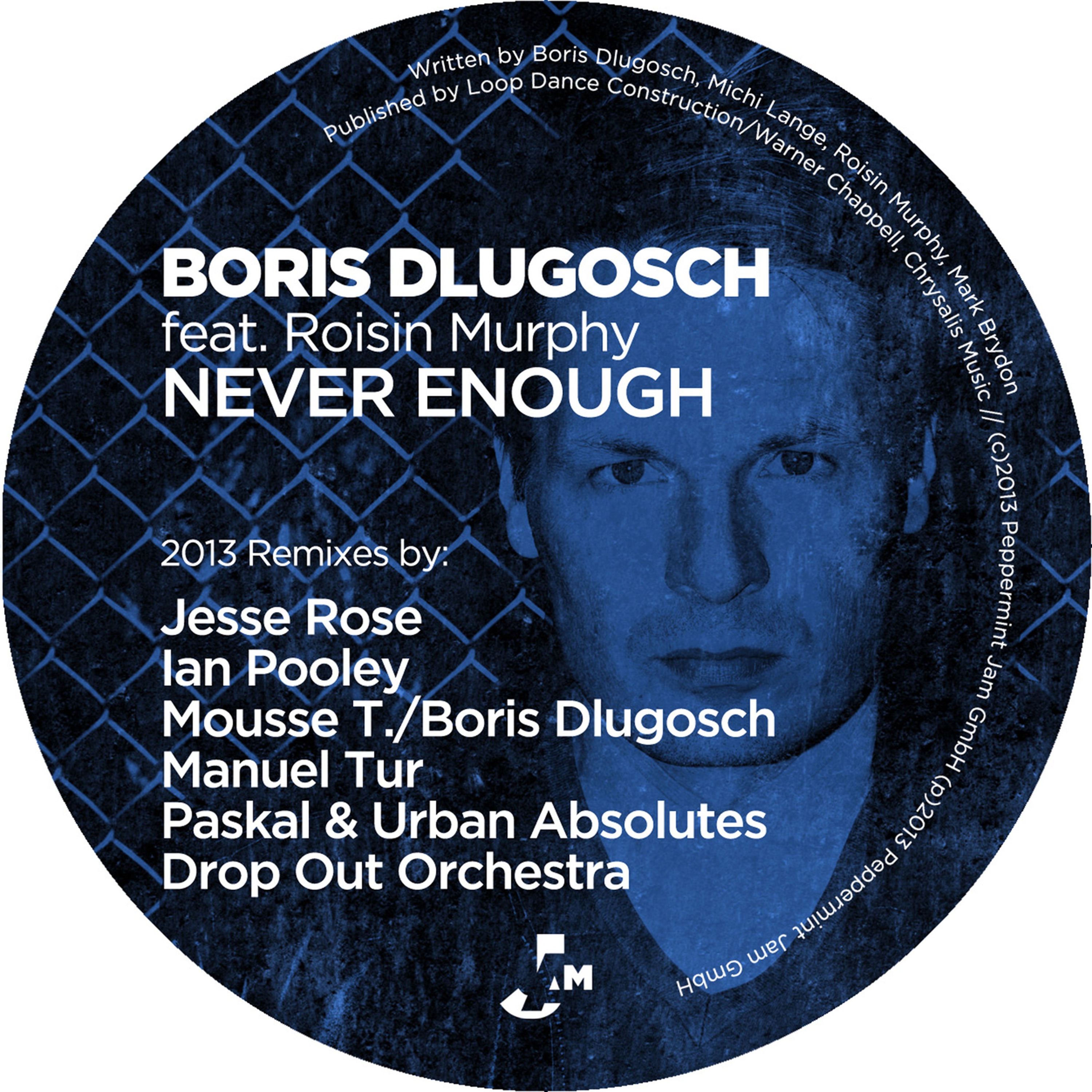 Never Enough (2013 Remixes) album cover