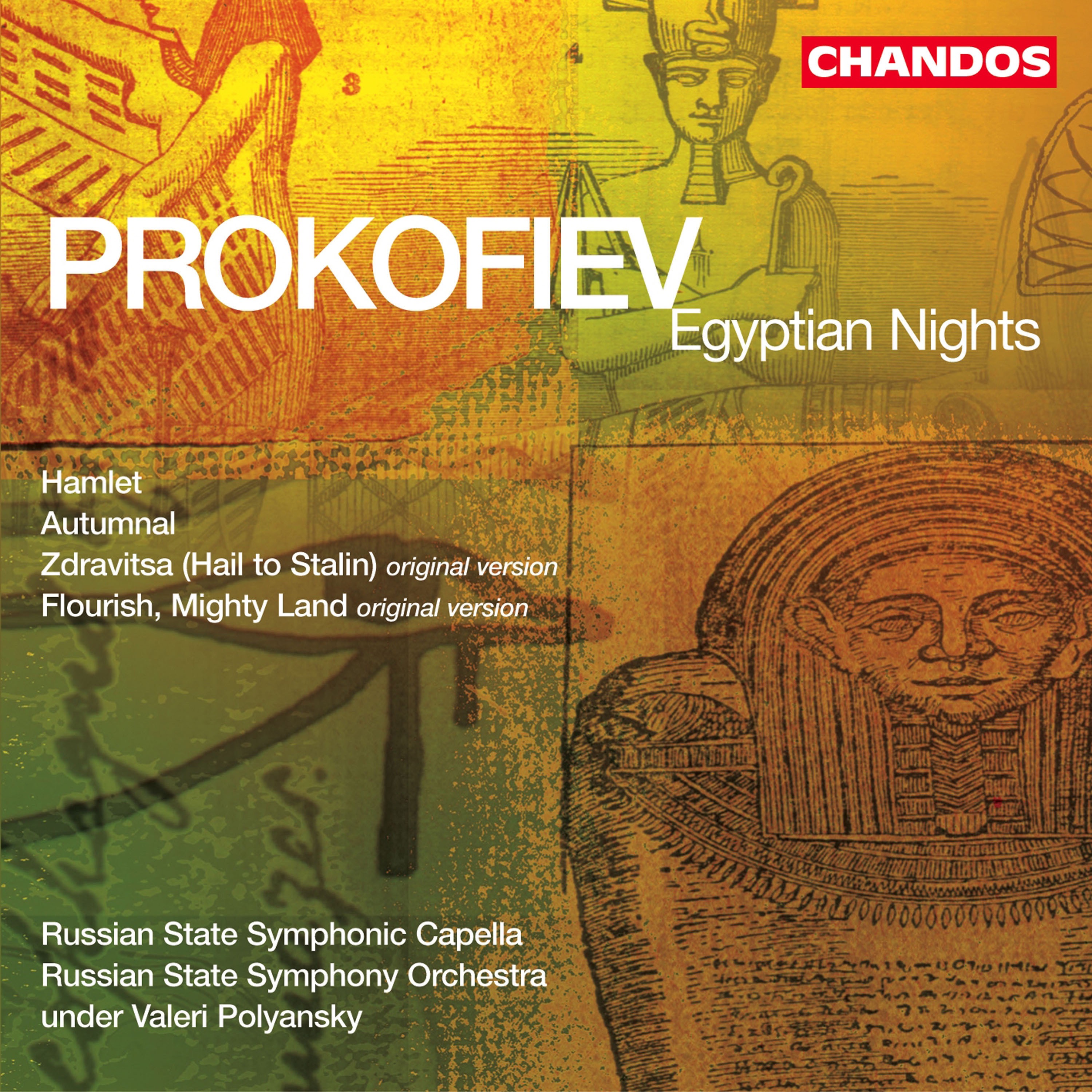 Prokofiev: Egyptian Nights, Hamlet, Autumnal, Zdravitsa & Flourish, Mighty Land album cover