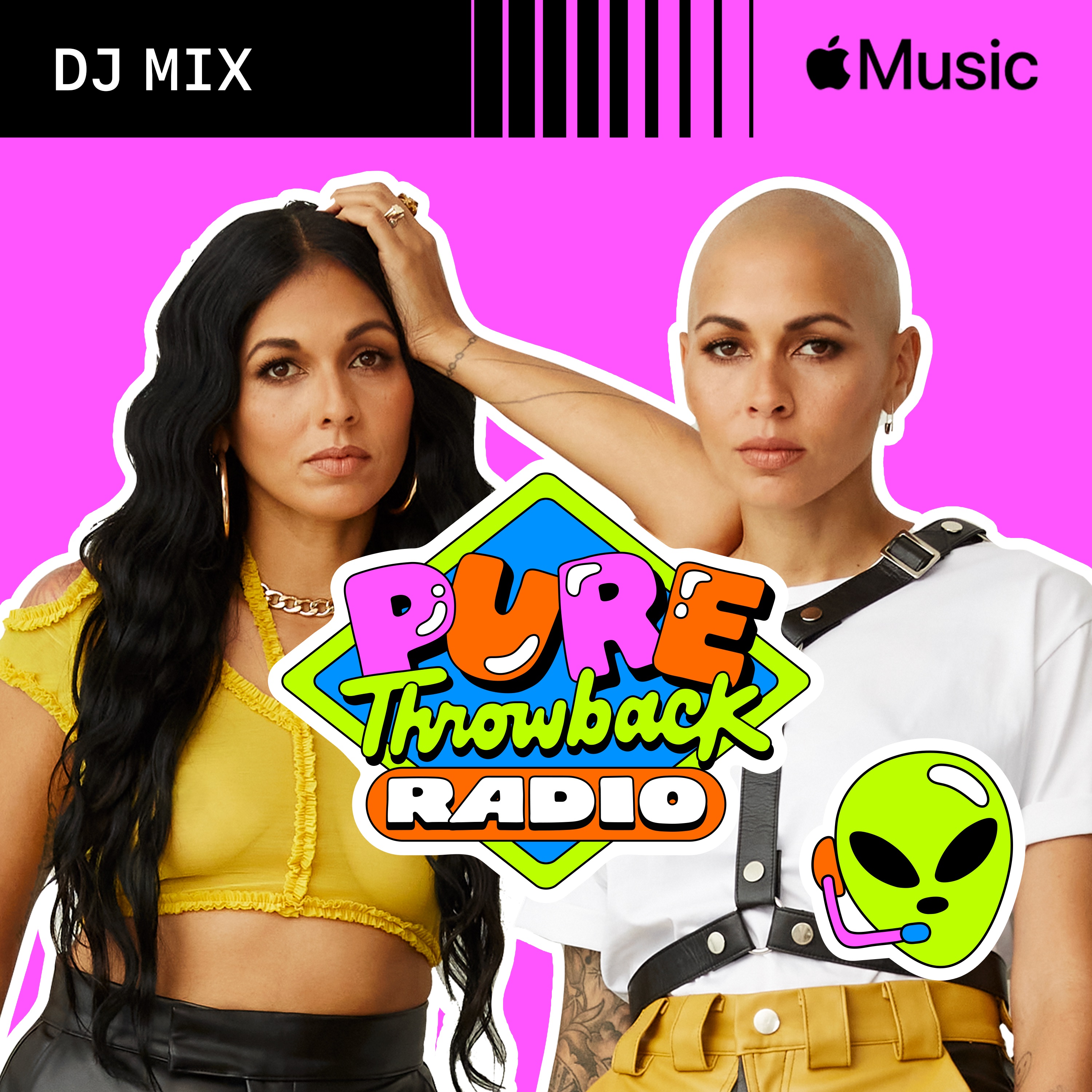 Pure Throwback Radio: 2025 Glow Up (DJ Mix) album cover