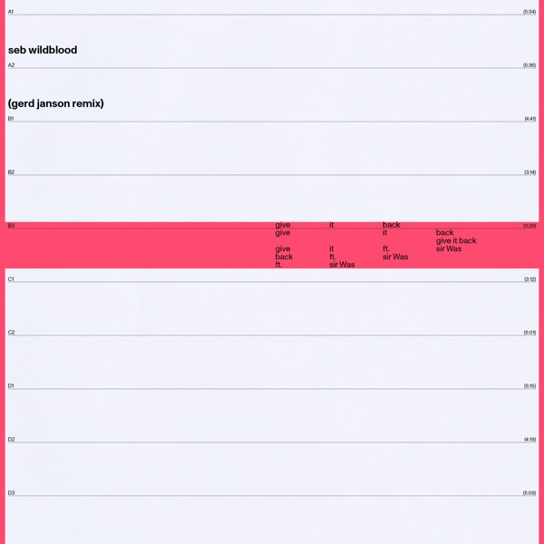 Give It Back (feat. sir Was) - Single album cover