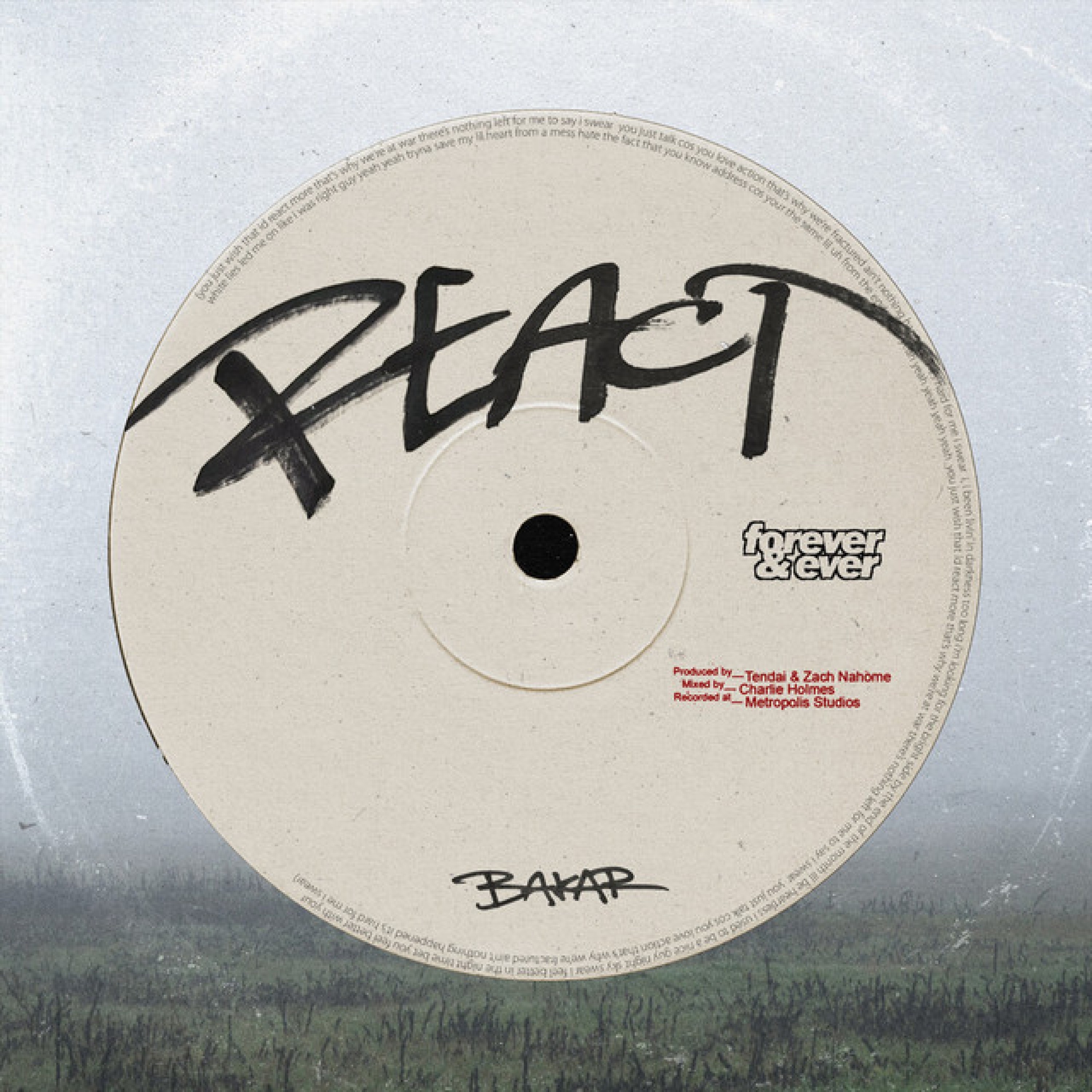 React - Single album cover