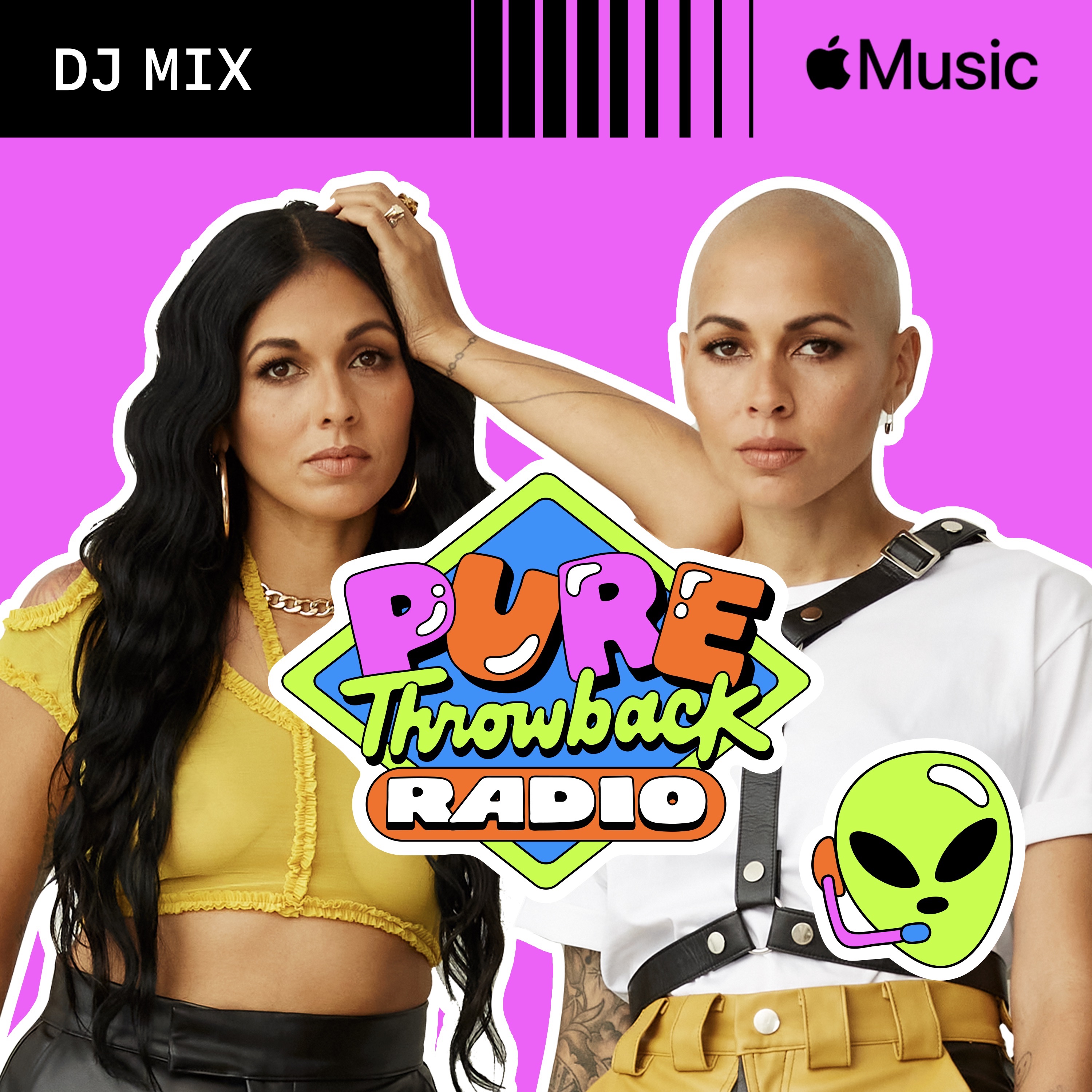 Pure Throwback Radio: Icons of Hip Hop and R&B (DJ Mix) album cover