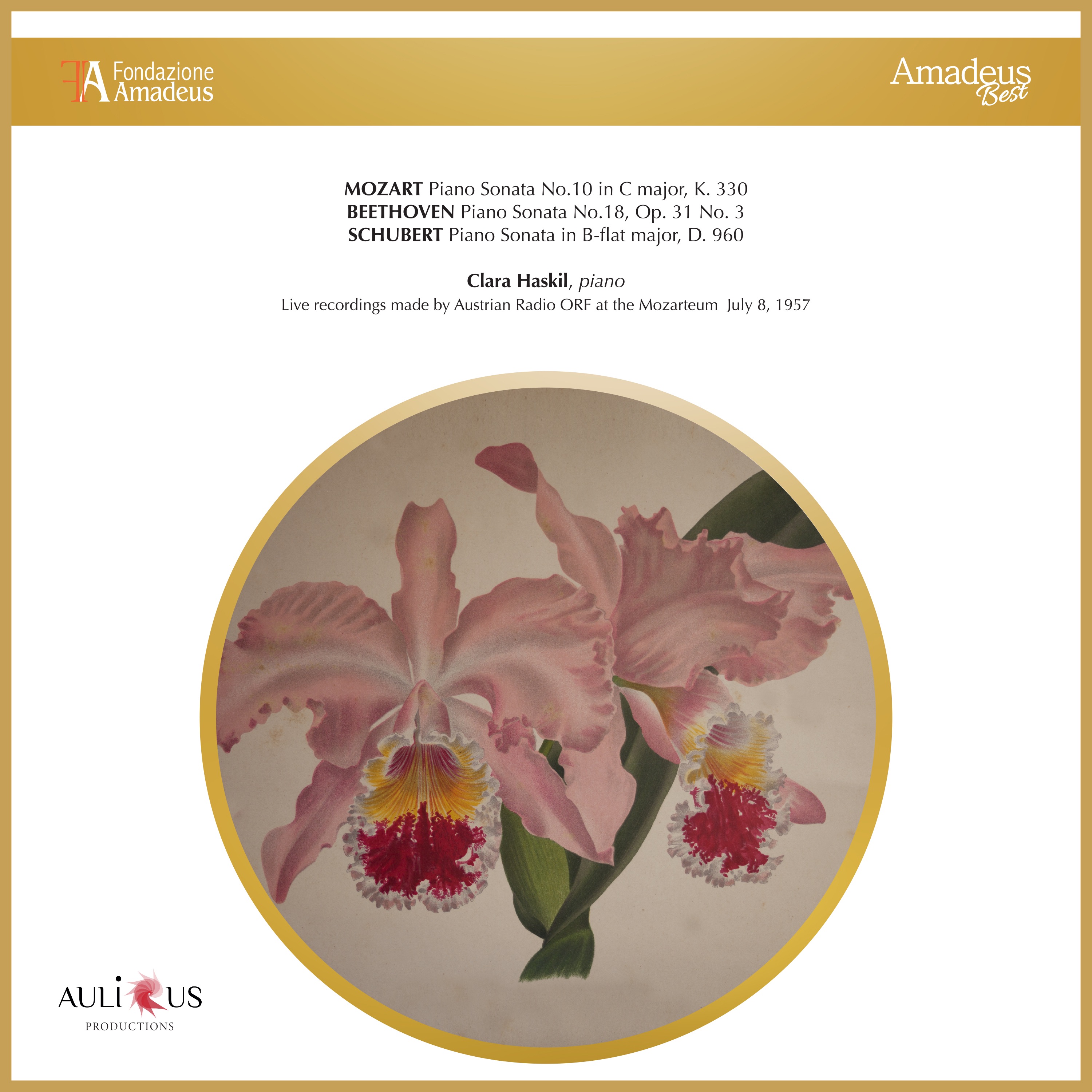 Mozart: Piano Sonata No. 10 in C Major, K. 330 – Beethoven: Piano Sonata No. 18 in E-Flat Major, Op. album cover