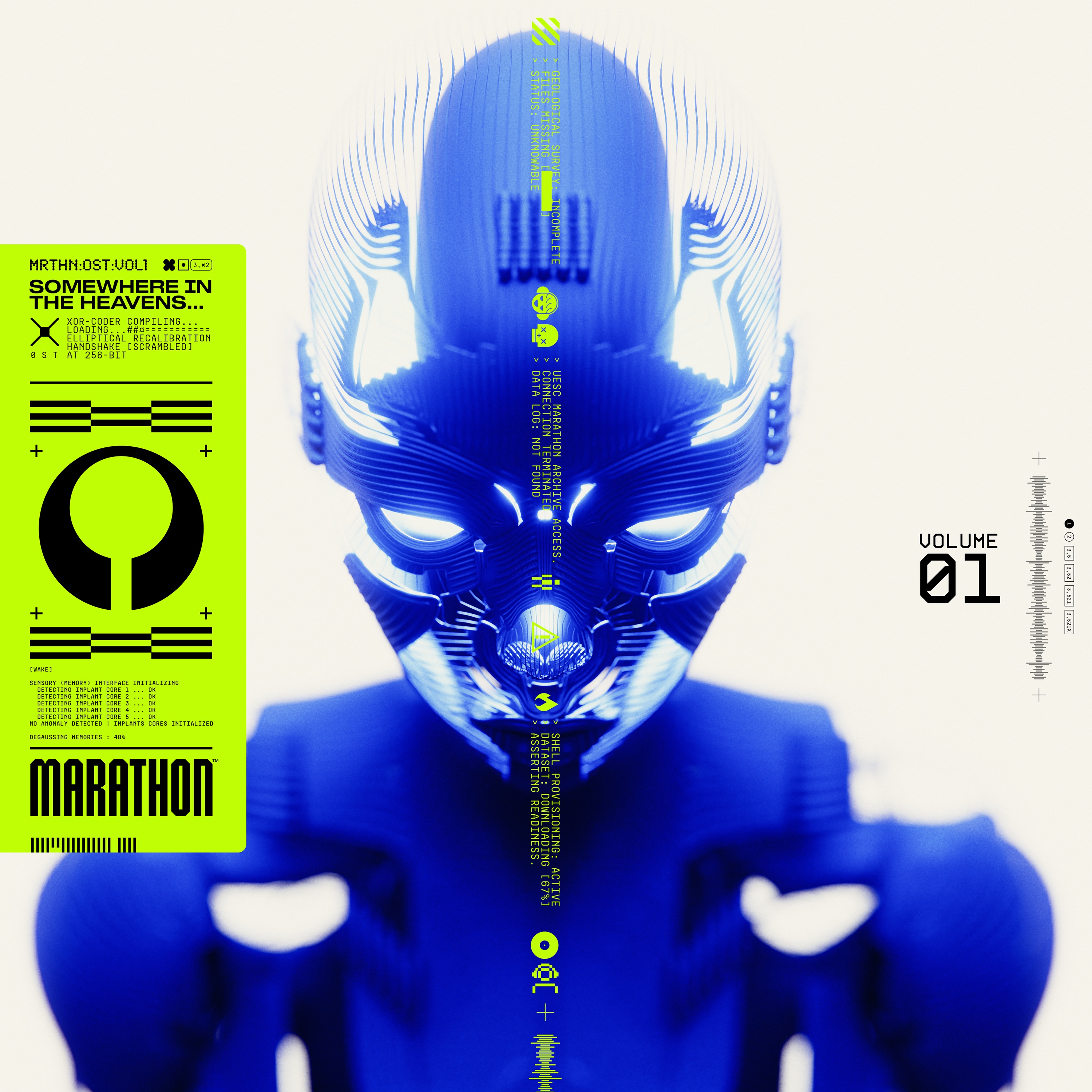 Marathon, Vol. I: Somewhere in the Heavens (Original Game Soundtrack) album cover