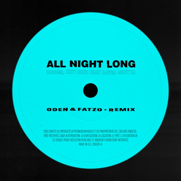 All Night Long (feat. David Guetta) [Oden & Fatzo Remix] - Single album cover
