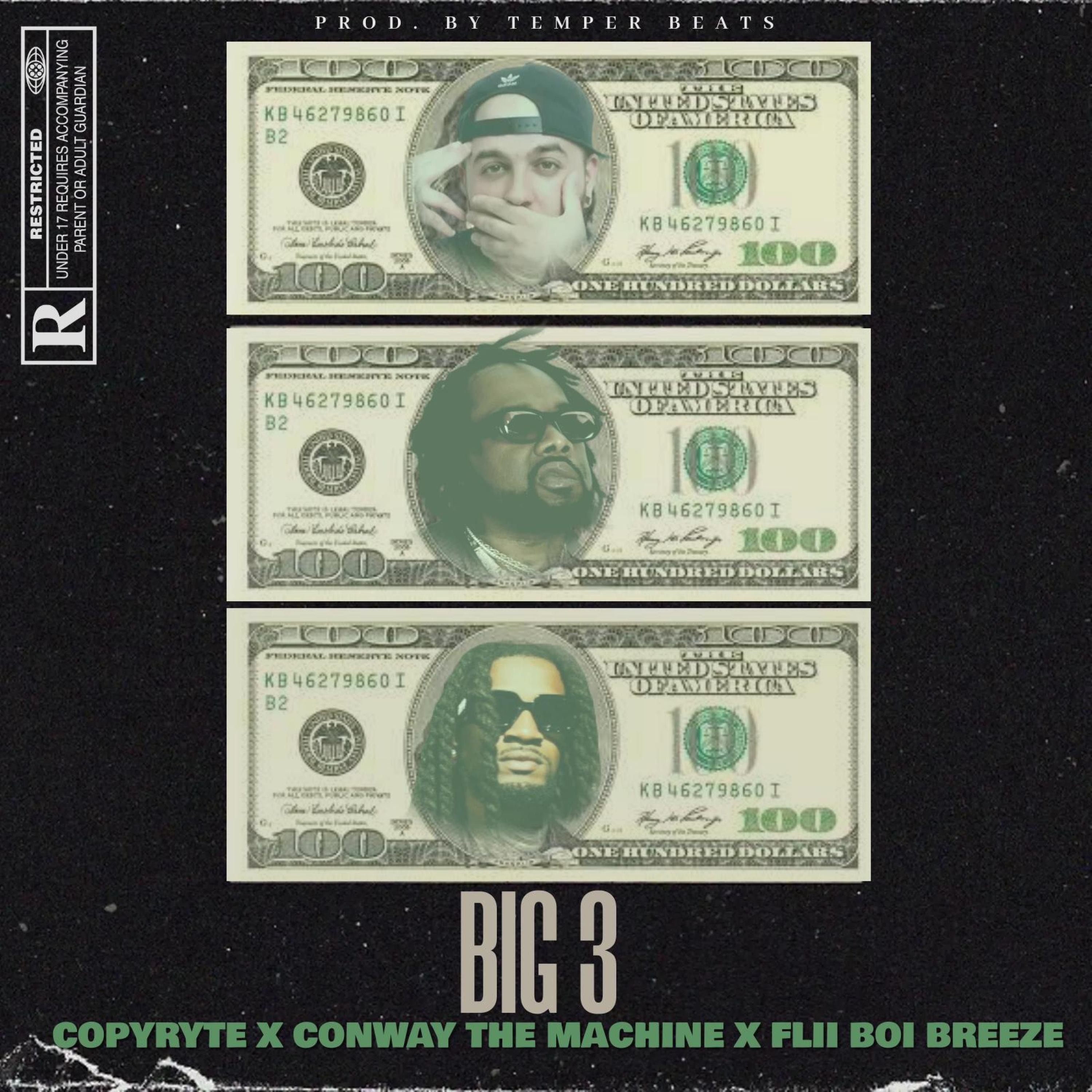BIG 3 (feat. Conway The Machine & Flii Boi Breeze) - Single album cover