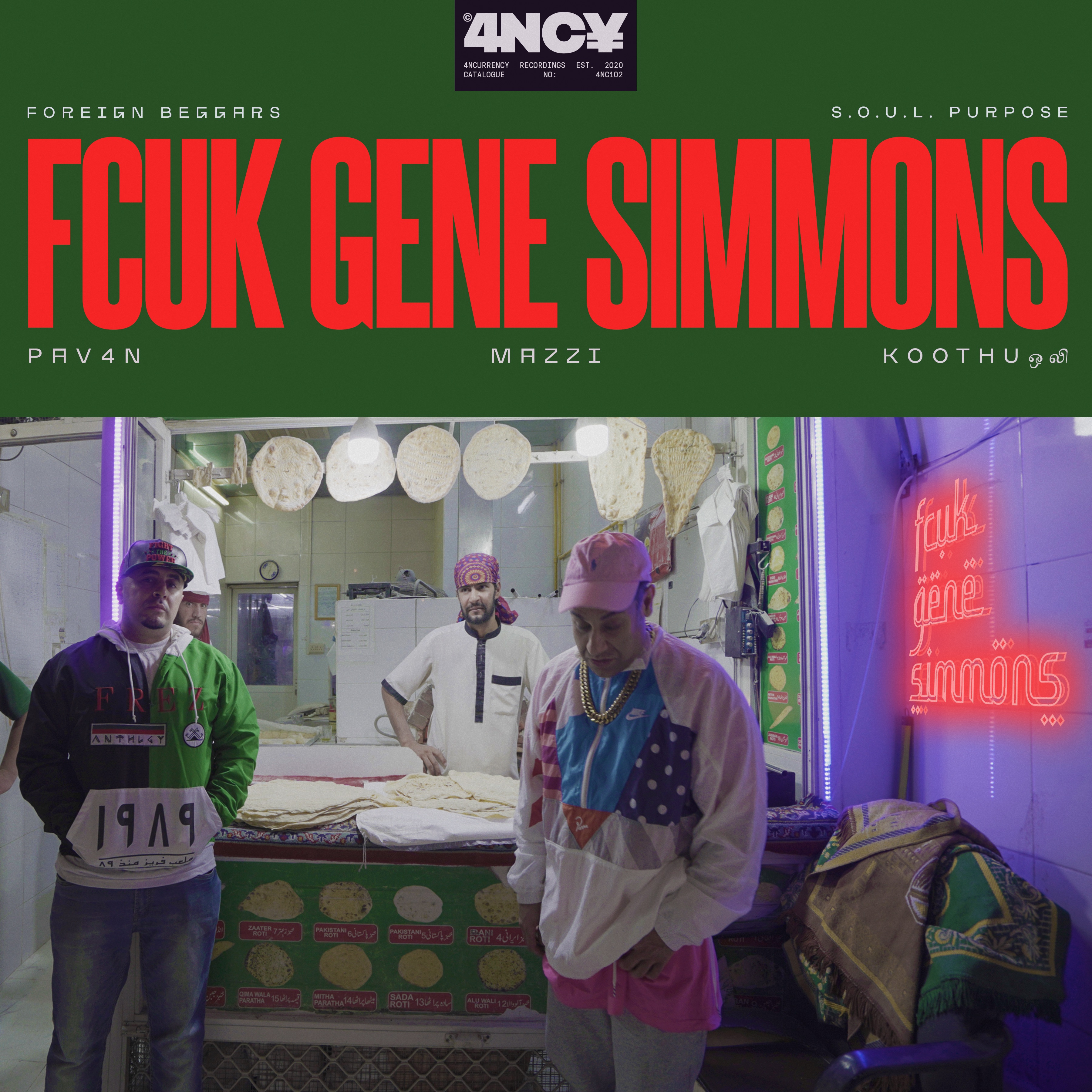Fcuk Gene Simmons (feat. Foreign Beggars & S.O.U.L. Purpose) - Single album cover