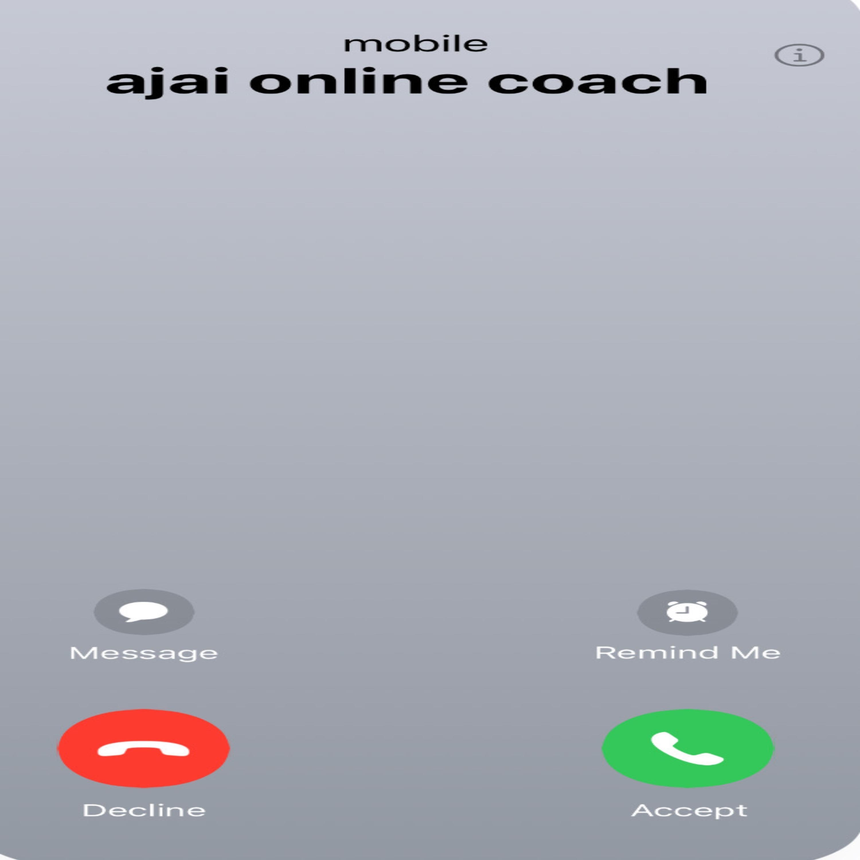 coach ajai - Single album cover