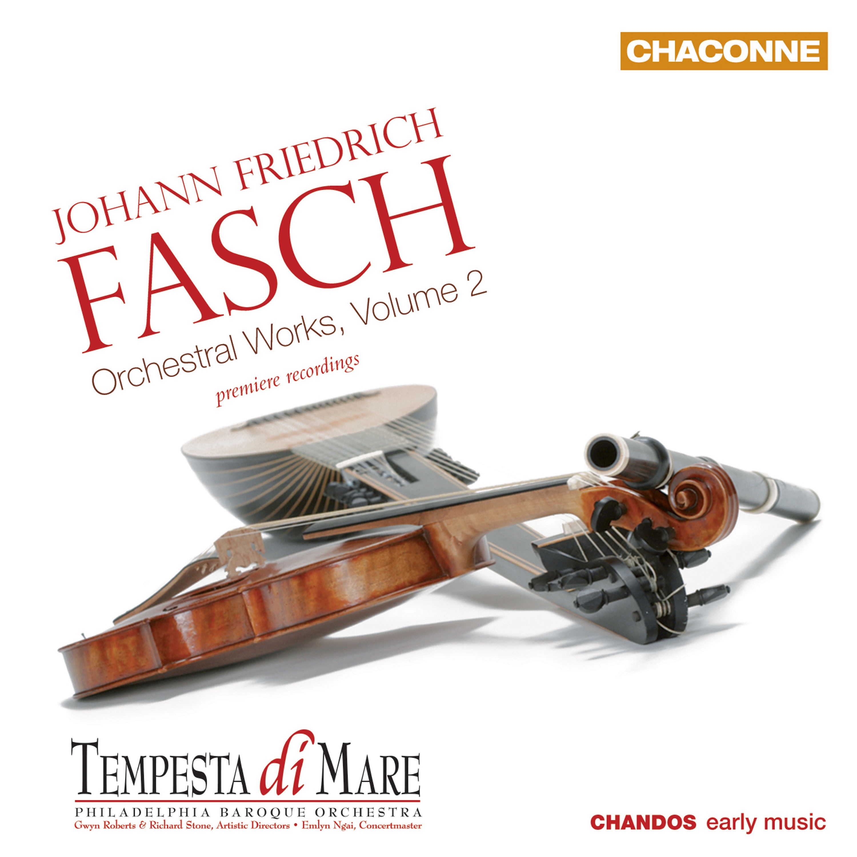 Fasch: Orchestral Works, Vol. 2 (Live) album cover