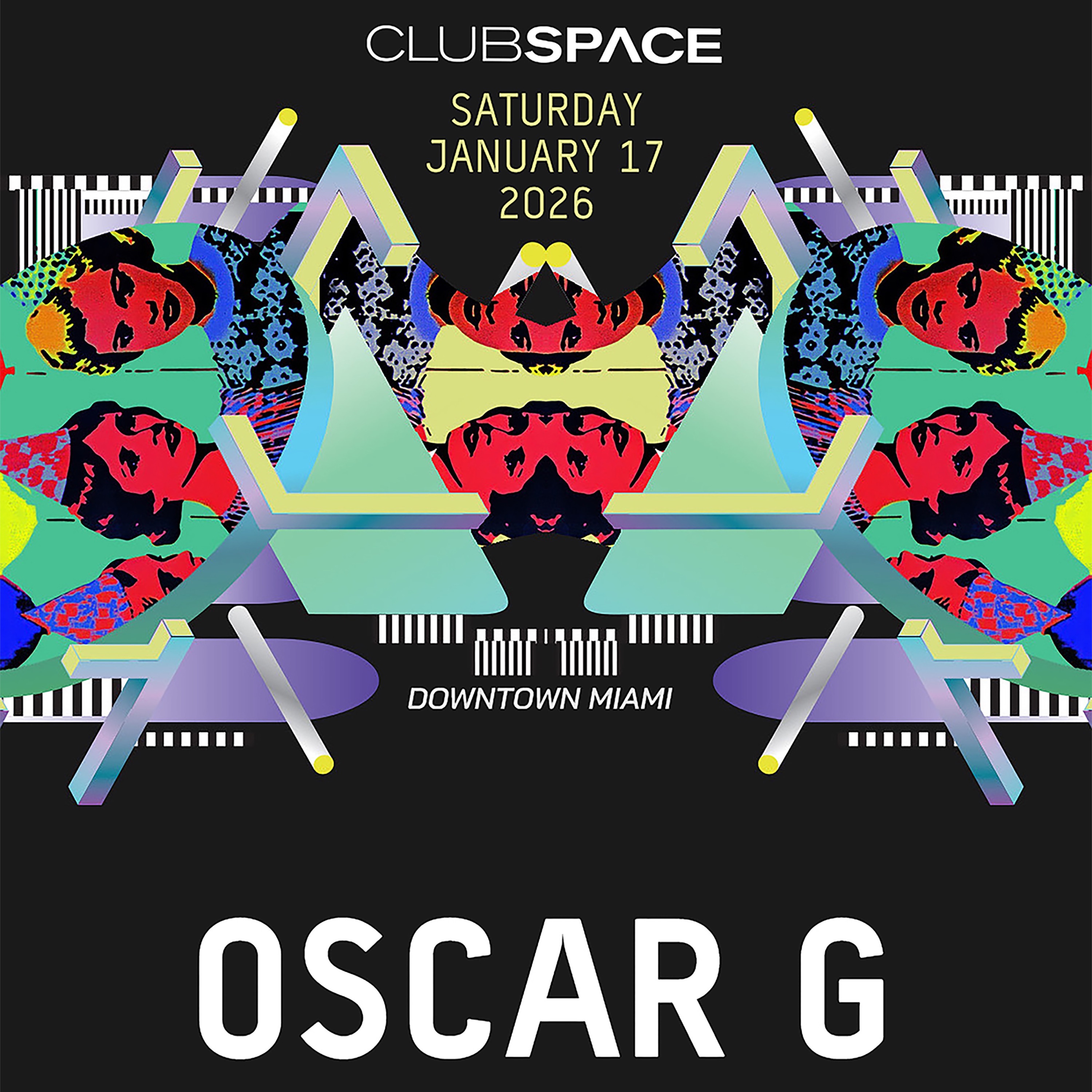Oscar G at Club Space Miami, Jan 17, 2026 (DJ Mix) album cover