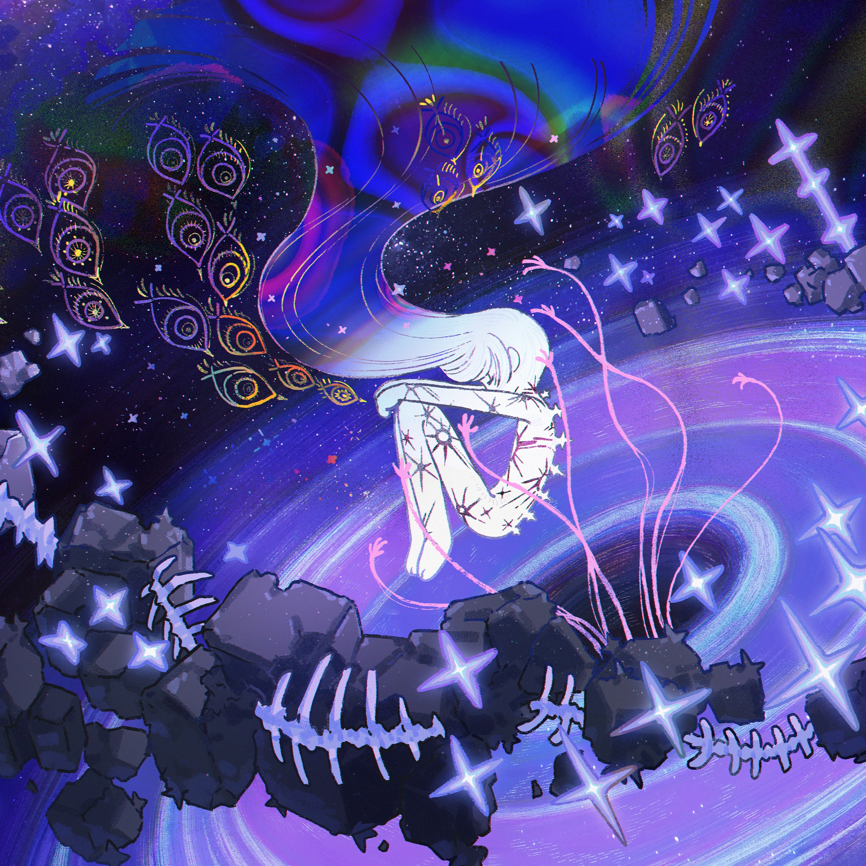 Through Patches of Violet - Single album cover