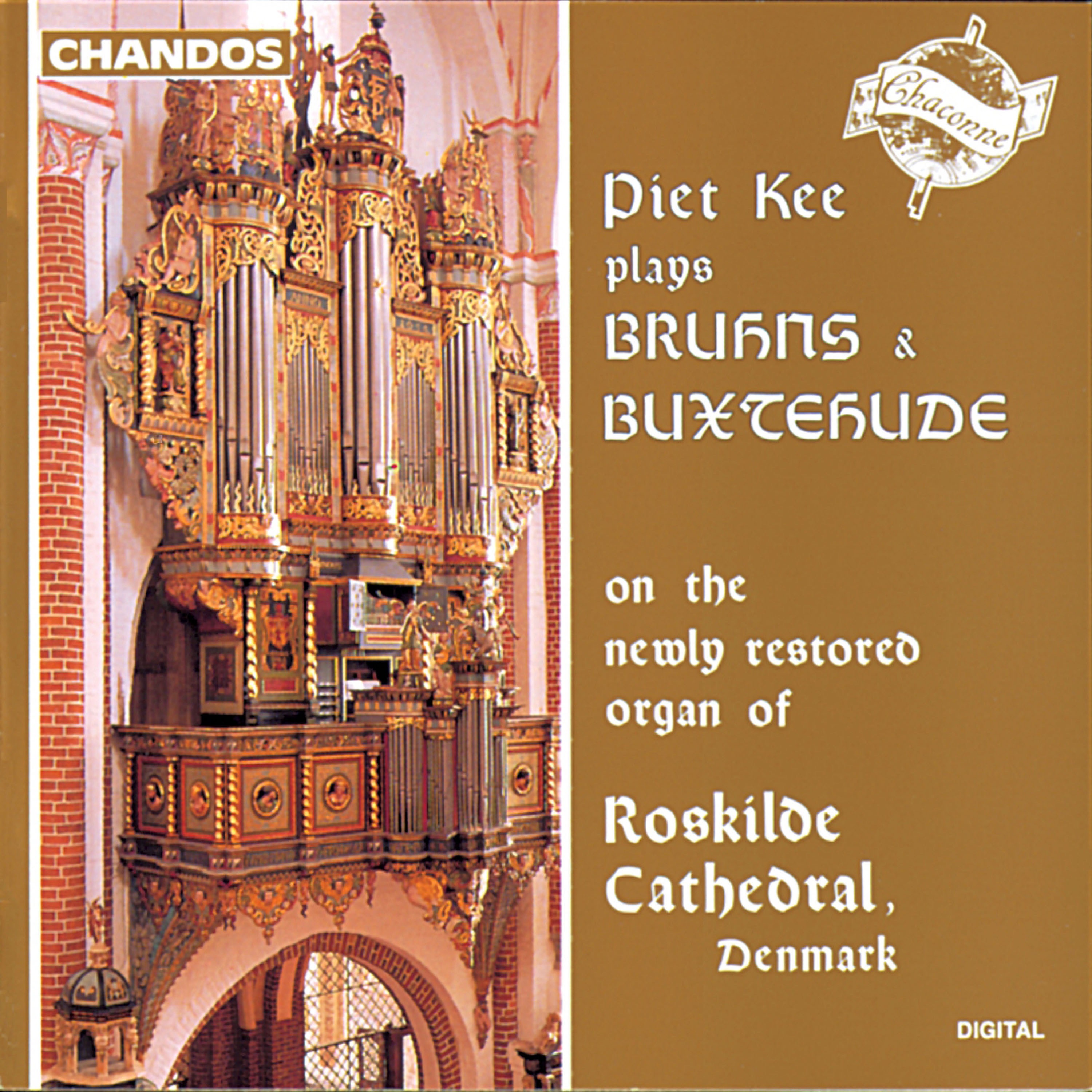 Piet Kee Plays Bruhns & Buxtehude Organ Works album cover